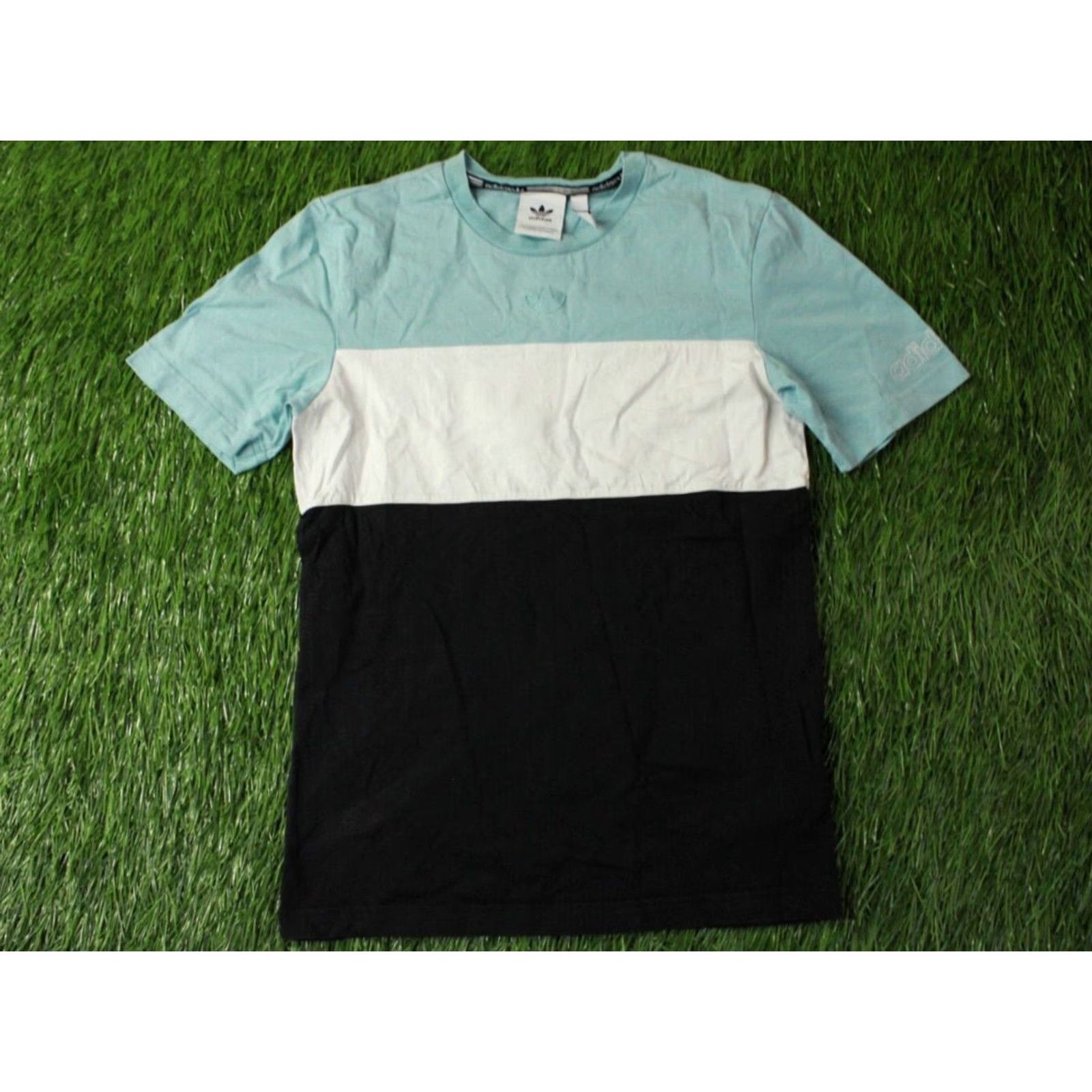 Adidas ADIDAS ORIGINAL T-SHIRT MEN XS COTTON JERSEY SHORT SLEEVE 100% COTTON Mint White Black Logo Basic Tee Summer 2020s Mens XS Size US XS / EU 42 / 0 - 2 Thumbnail