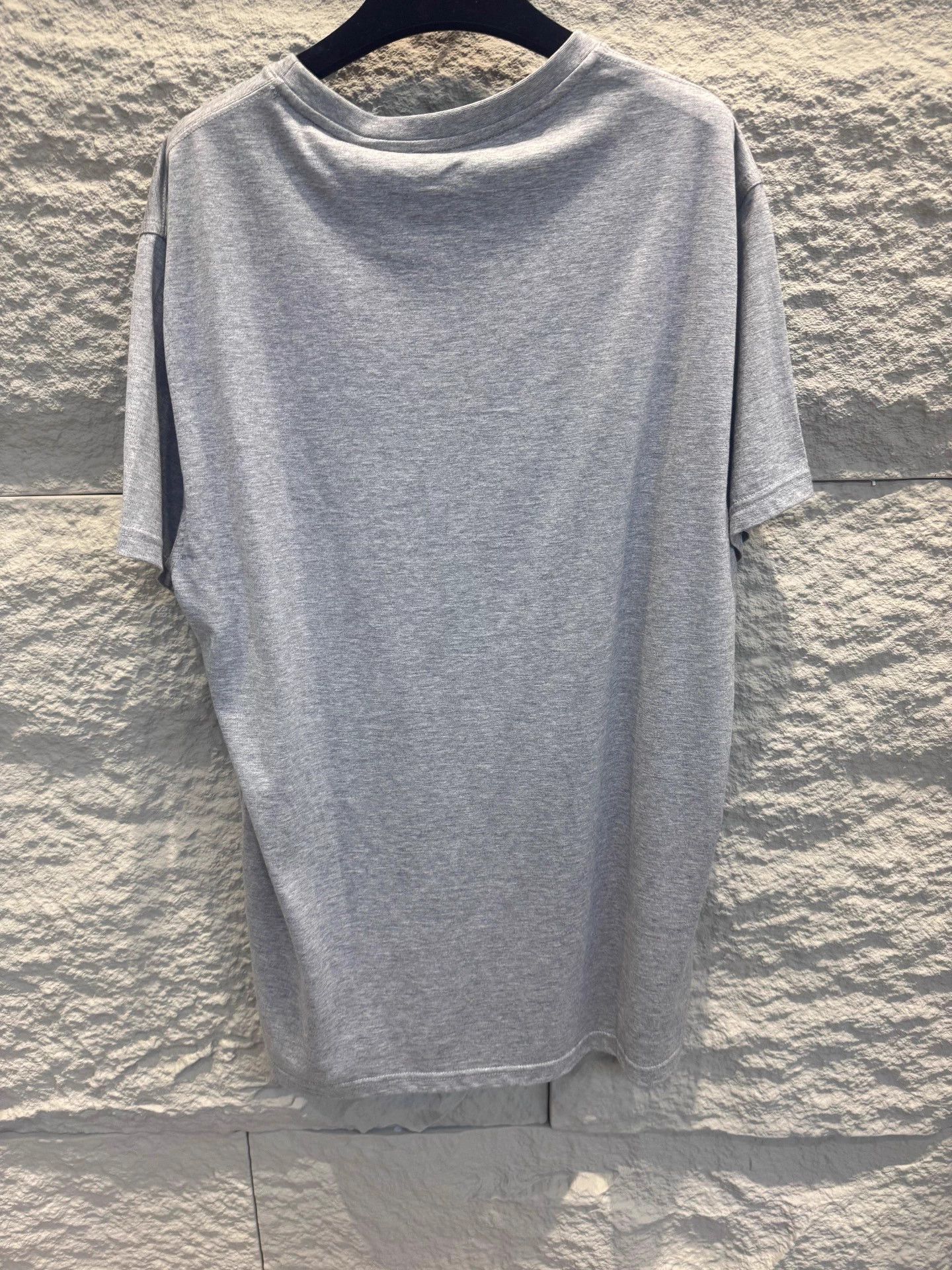 Burberry Gray TB Embroidered Short Sleeve T-Shirt