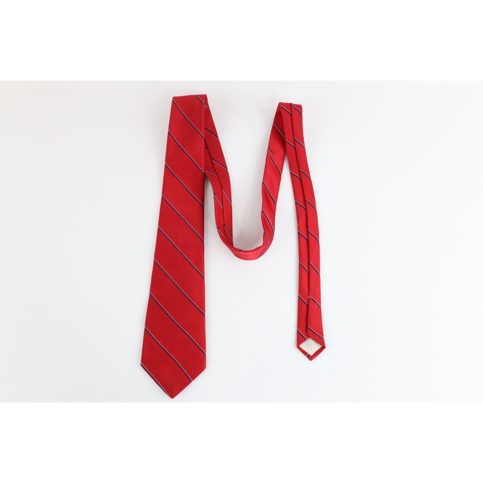 Vintage Vintage 70s Streetwear Satin Striped Neck Tie Necktie Size ONE SIZE - 4 Thumbnail