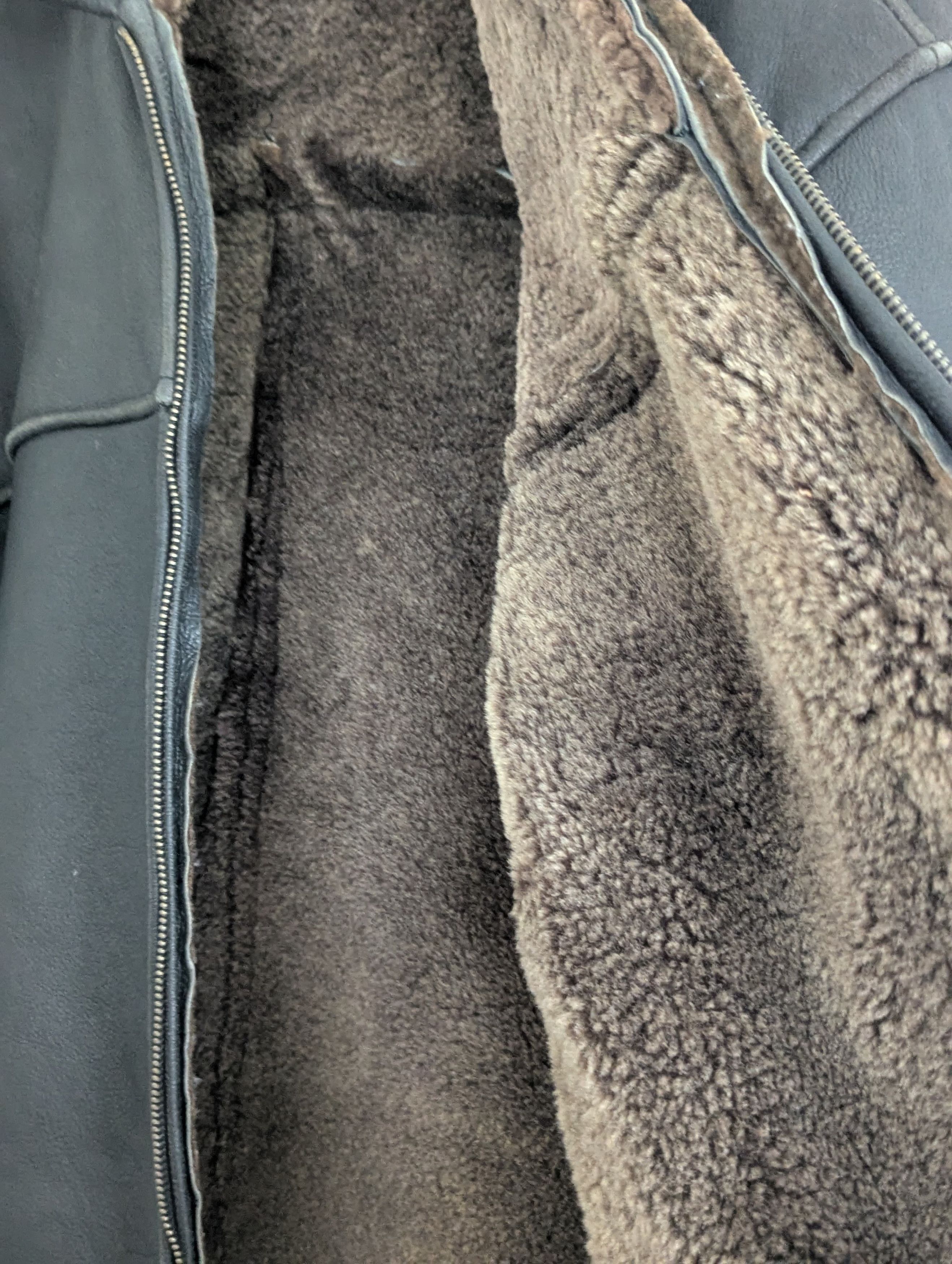 Perry Ellis Vintage Leather and Fur Jacket by Perry Ellis Size US L / EU 52-54 / 3 - 4 Thumbnail