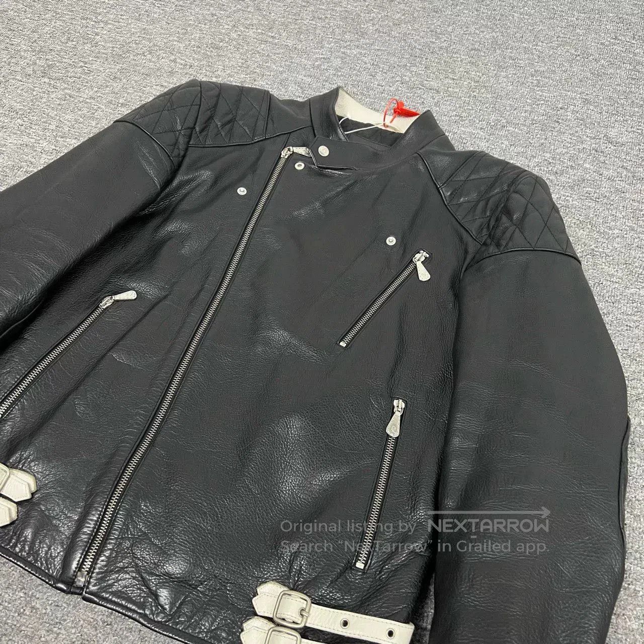 Alexander McQueen Alexander McQueen Classic Leather Jacket. Size US M / EU 48-50 / 2 - 4 Thumbnail