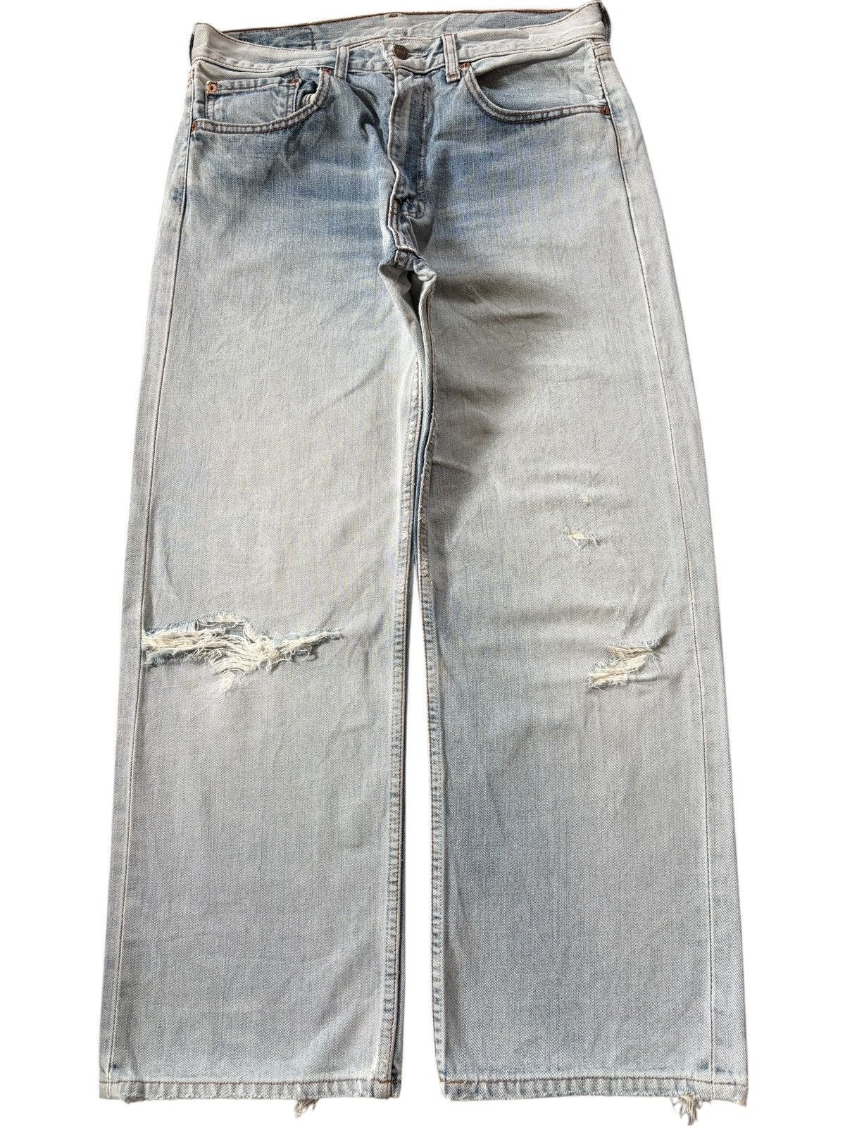 Levi's Vintage 90s Levis Stone Wash Distressed Baggy Jeans Size US 32 / EU 48 - 1 Thumbnail