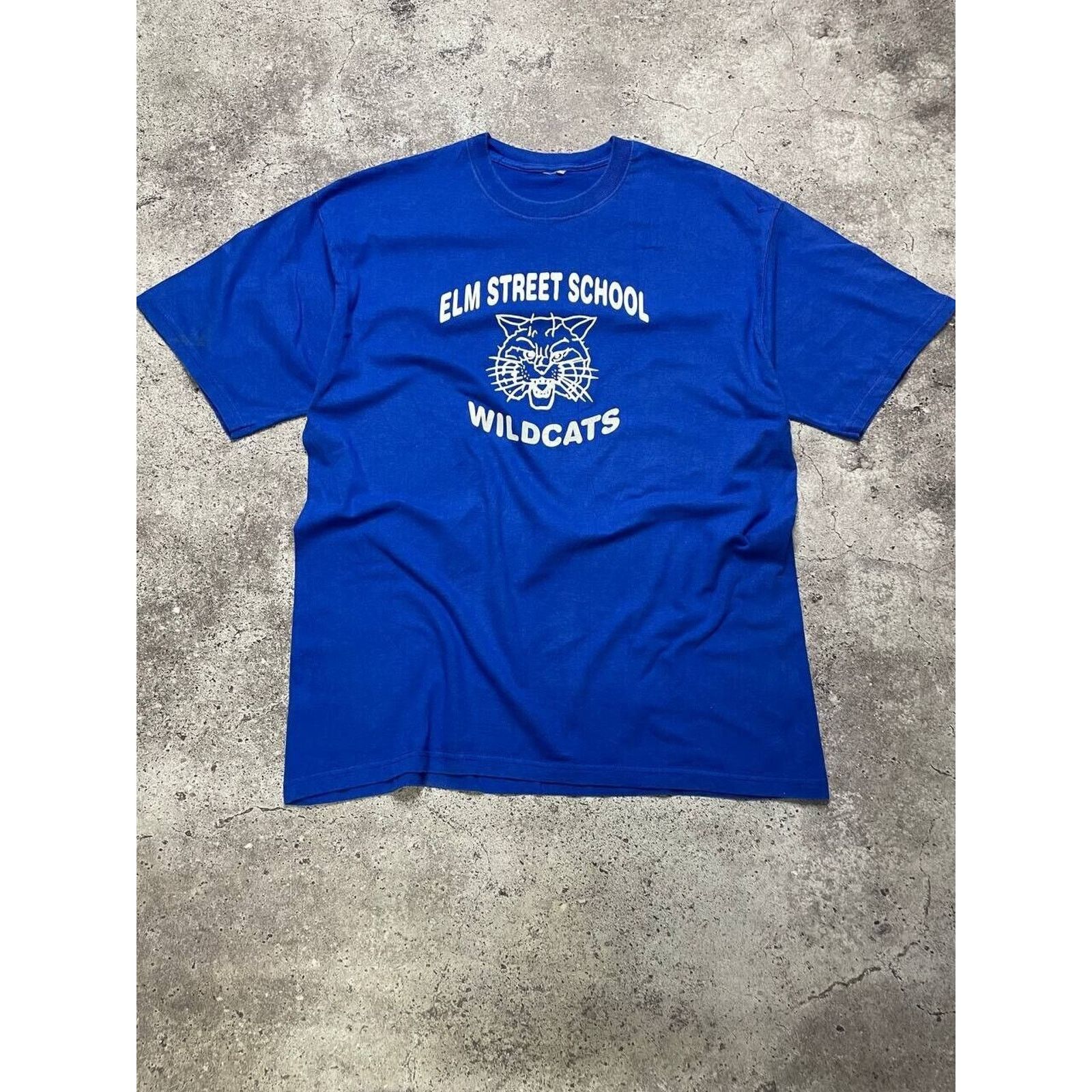 Vintage Vintage Elm Street School Wildcats T-Shirt XL Blue Size US XL / EU 56 / 4 - 1 Thumbnail