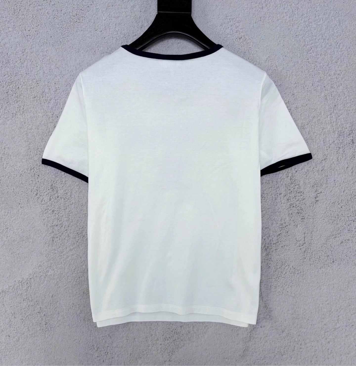 Celine CELINE Triomphe Logo Print Short Tee L Unworn Size L / US 10 / IT 46 - 2 Thumbnail