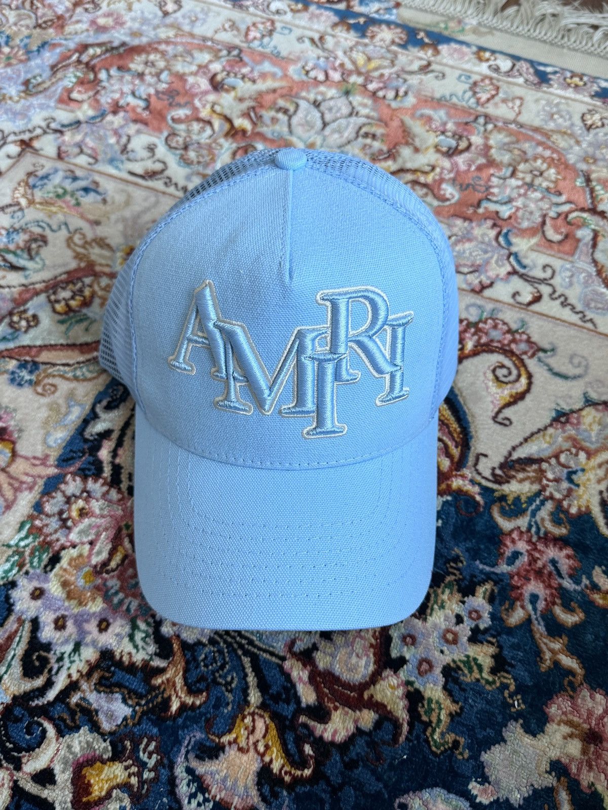 Amiri RAISED LOGO MESH SNAP-BACK CAP Size ONE SIZE - 3 Thumbnail