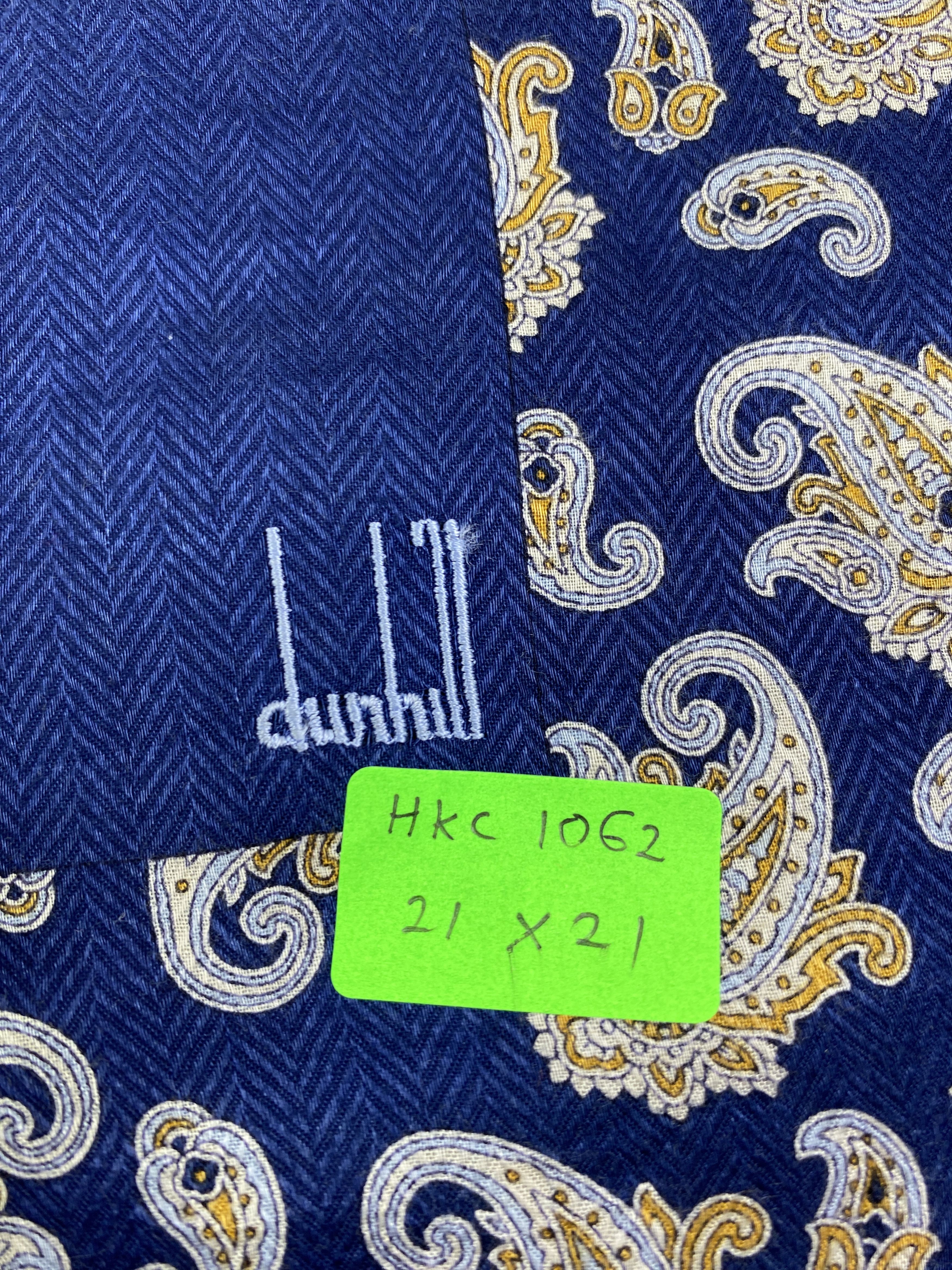 Alfred Dunhill Vintage Dunhill Handkerchief / Neckerchief HKC1062 Size ONE SIZE - 7 Thumbnail