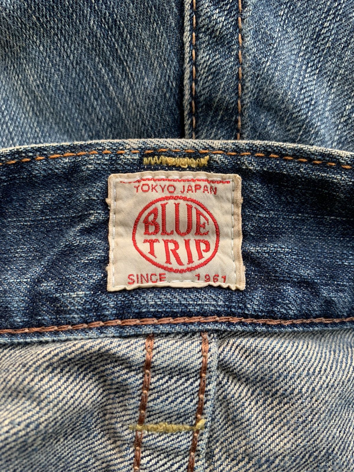 Edwin × Japanese Brand Vintage Edwin Tokyo Japan Blue Trip Size US 36 / EU 52 - 17 Thumbnail