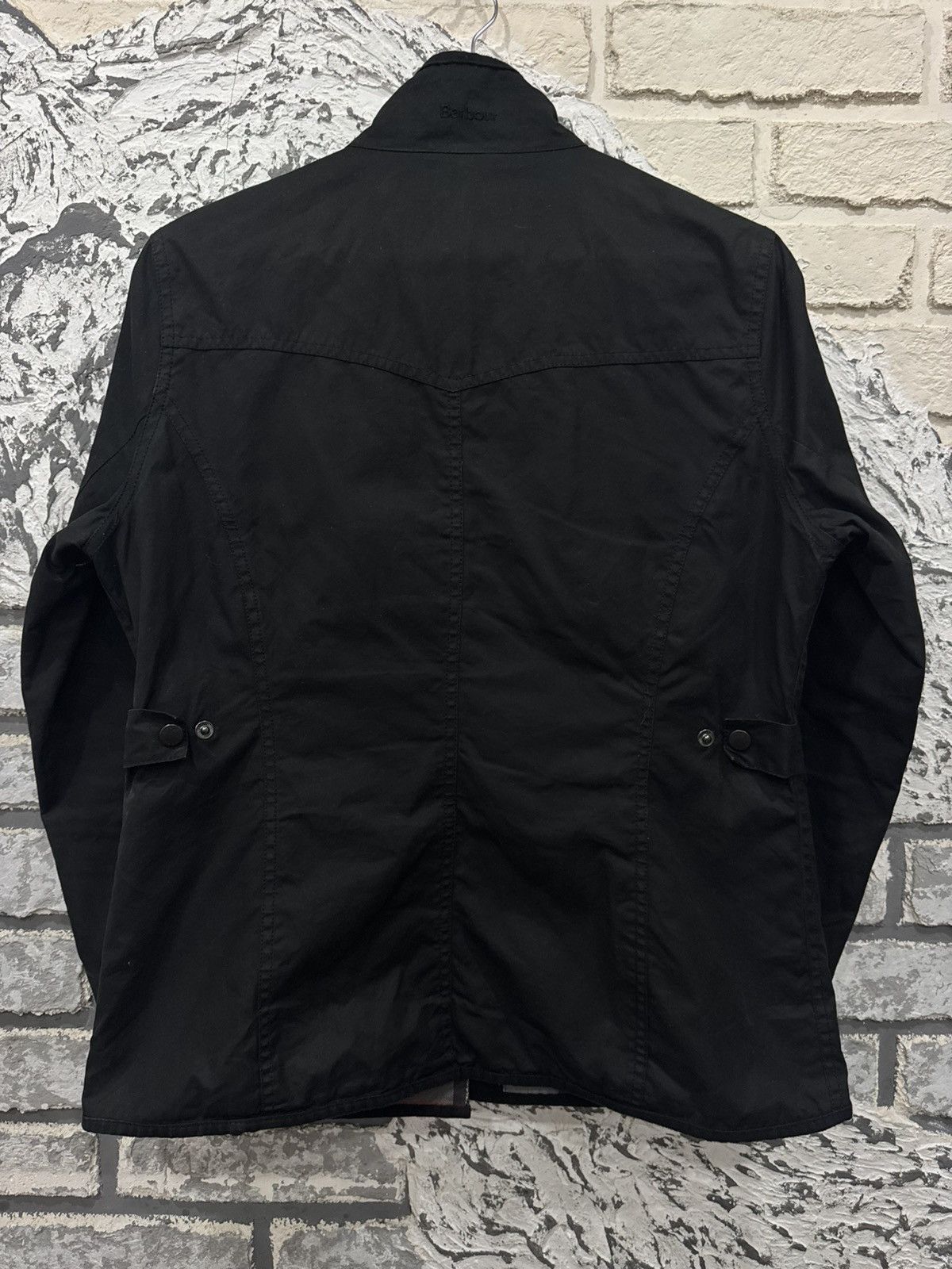 Barbour Womens Barbour Utility Black Waxed Jacket Size 12 Size M / US 6-8 / IT 42-44 - 7 Thumbnail