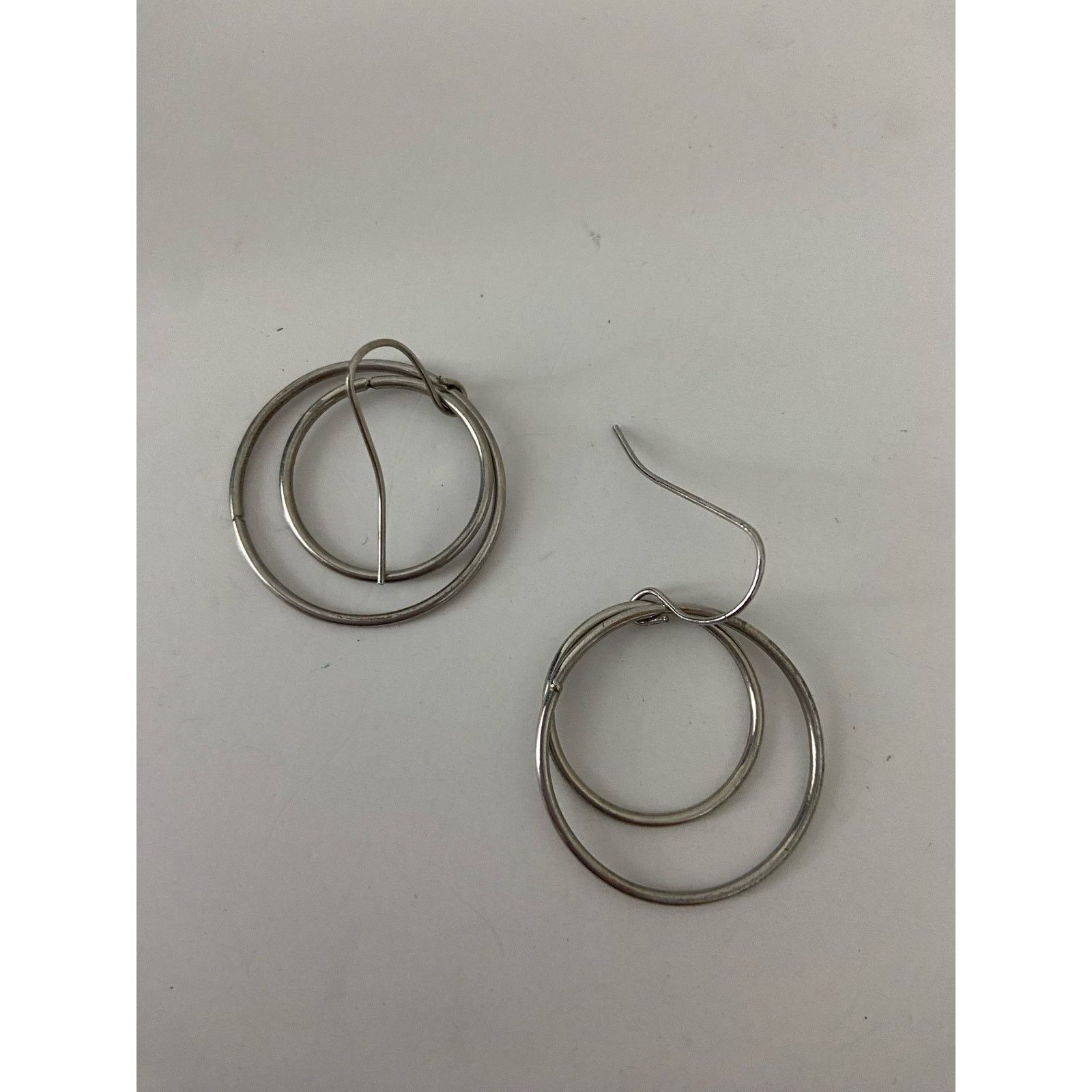 Other Circular dangle earrings silver tone Size ONE SIZE - 3 Thumbnail