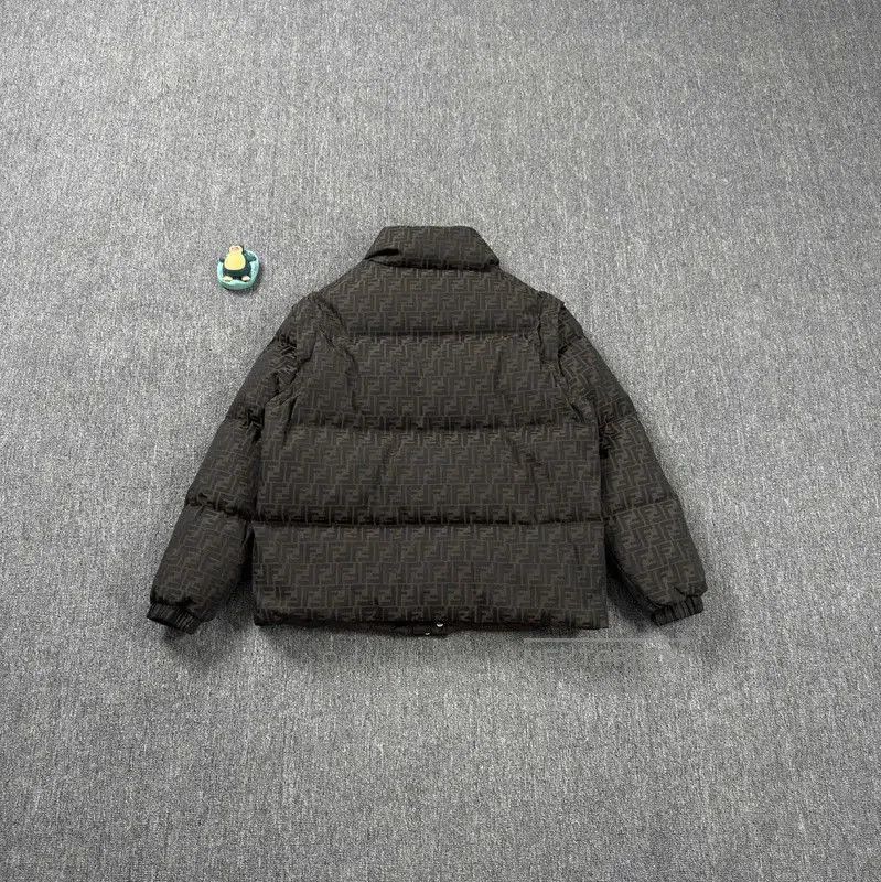 Fendi Fendi Brown Polyester Men's Puffer Jacket . Size US L / EU 52-54 / 3 - 2 Thumbnail