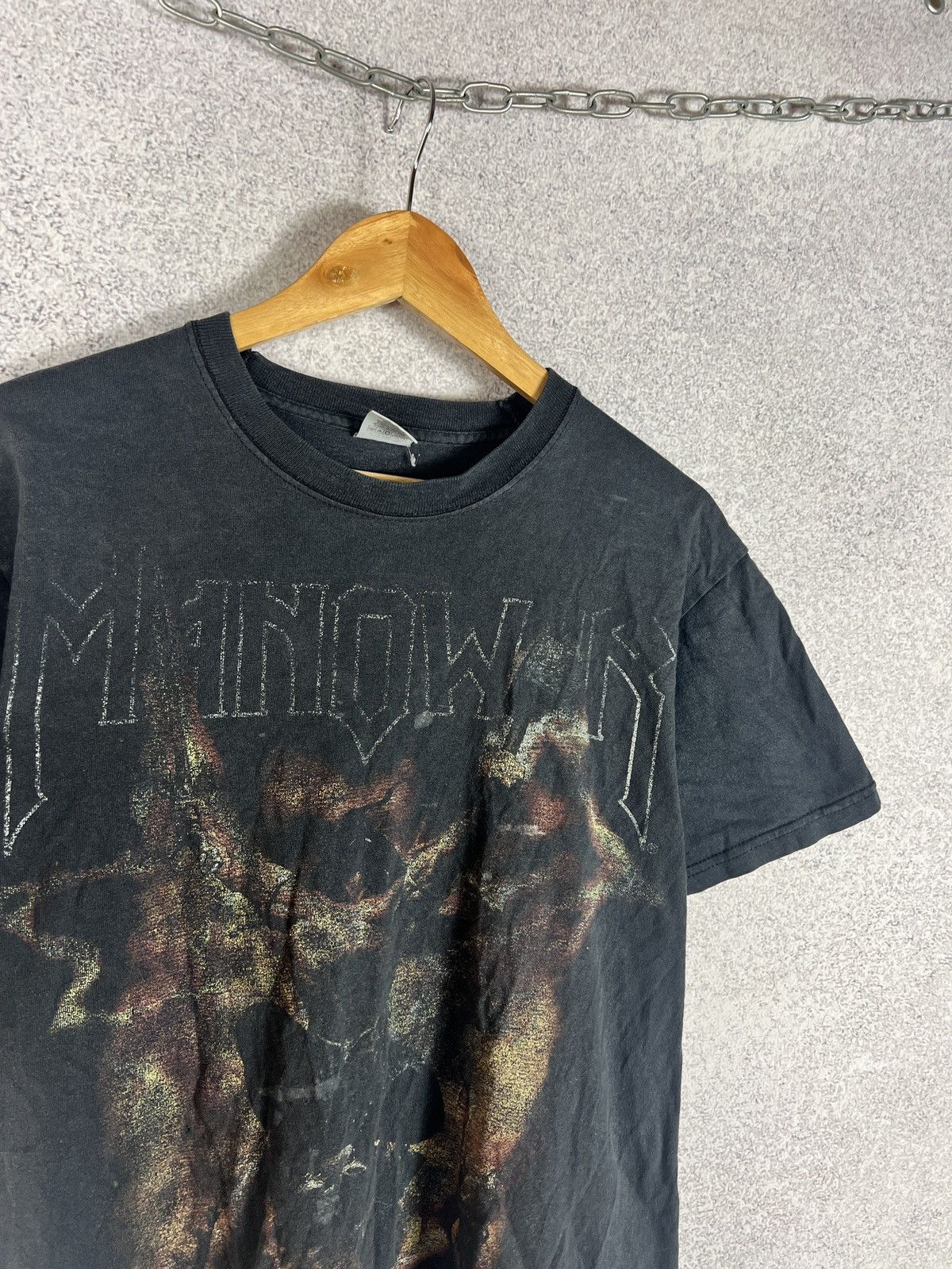 Band Tees Vintage Manowar Triumph Of Steel Rock Band T-Shirt Sunfaded Size US M / EU 48-50 / 2 - 3 Thumbnail
