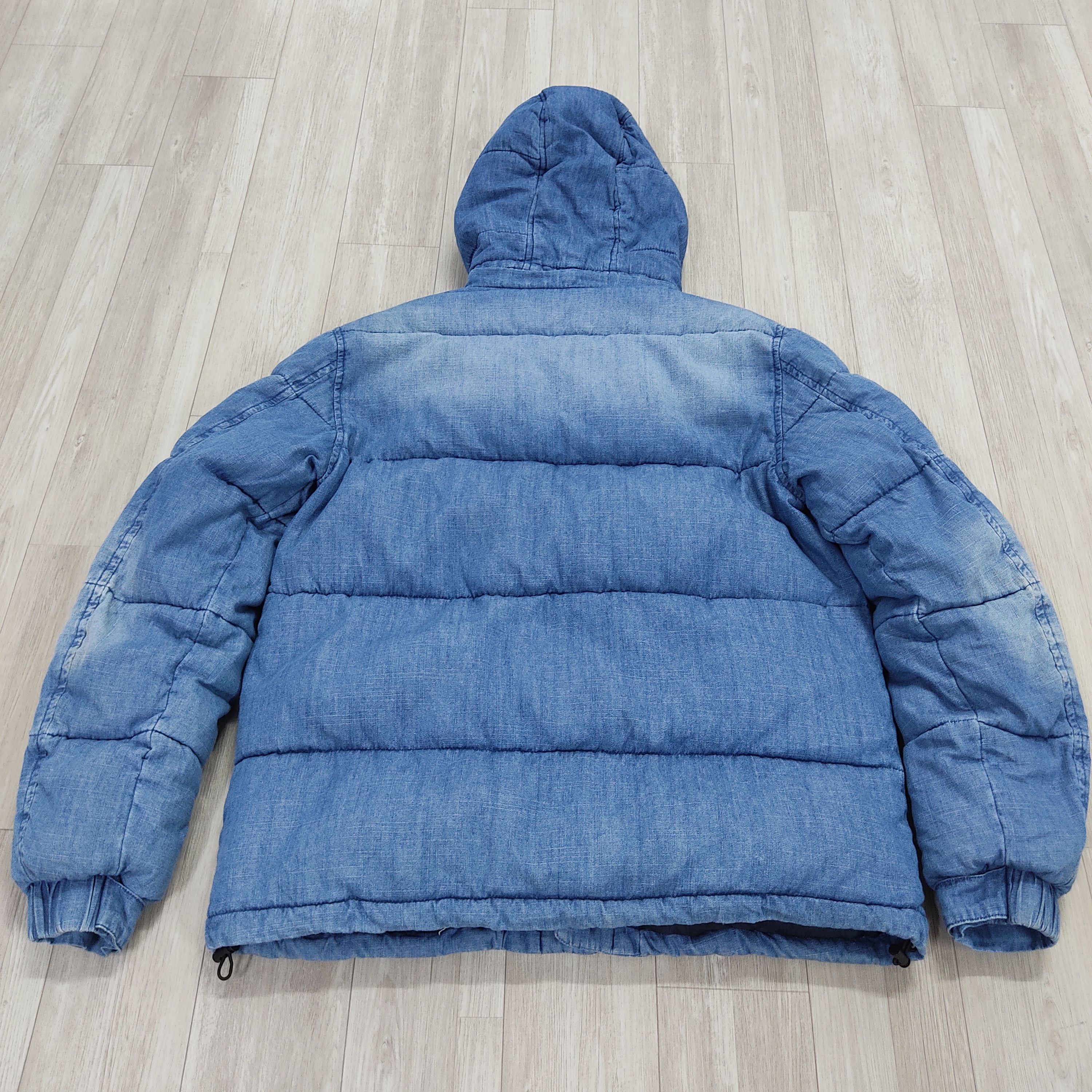 Japan Blue LAZY HAZY PLANET Blue Denim Filled Puffer Jacket Size US M / EU 48-50 / 2 - 19 Thumbnail