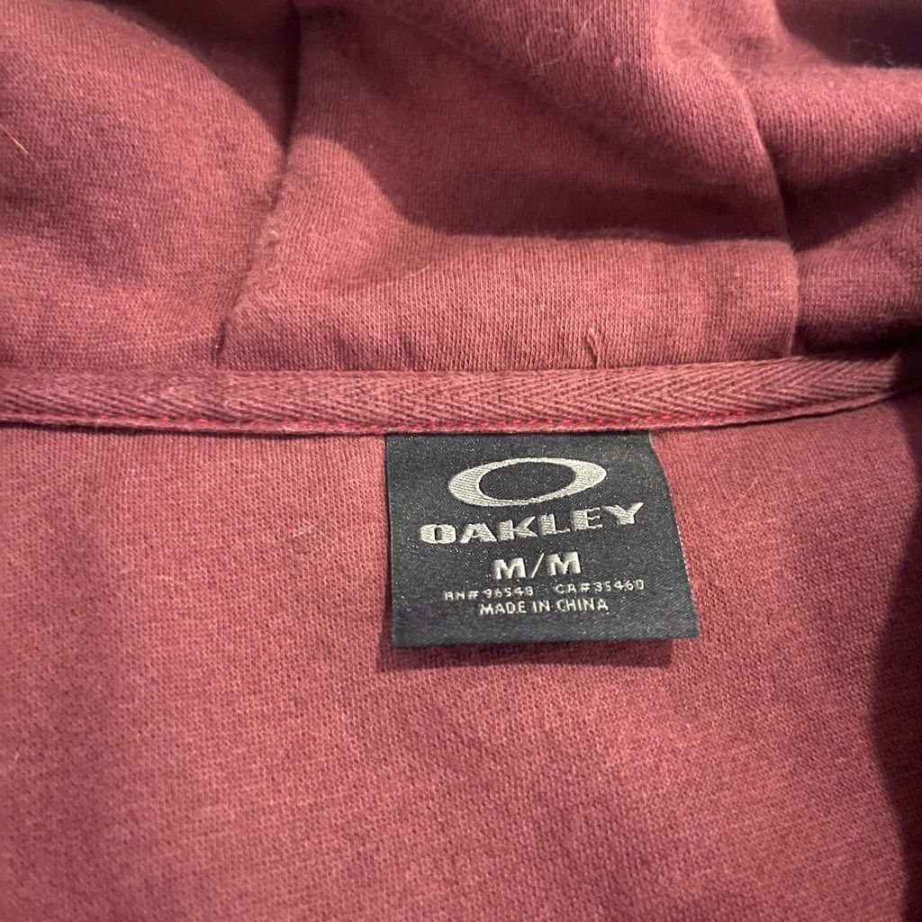 Oakley Oakley Maroon Athletic Puffer Jacket Men Medium Size US M / EU 48-50 / 2 - 3 Thumbnail