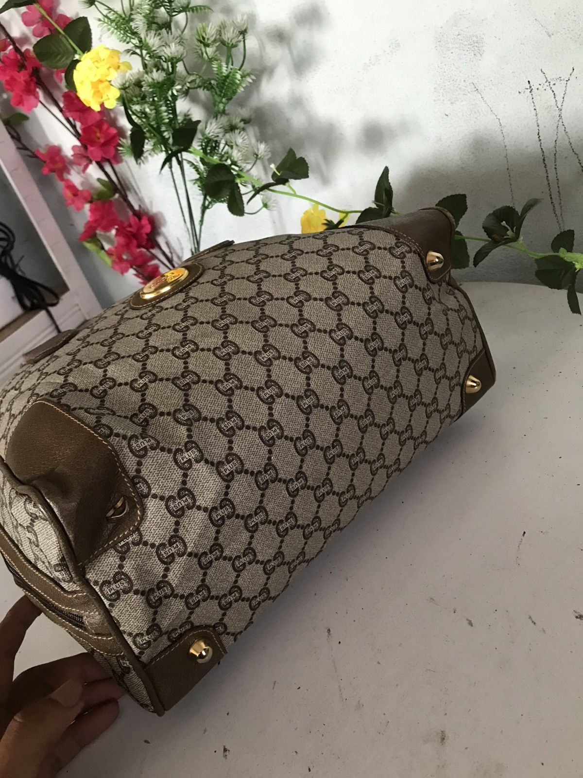 Paolo Gucci Vintage Gucci Plus GG Boston Bag Size ONE SIZE - 6 Thumbnail