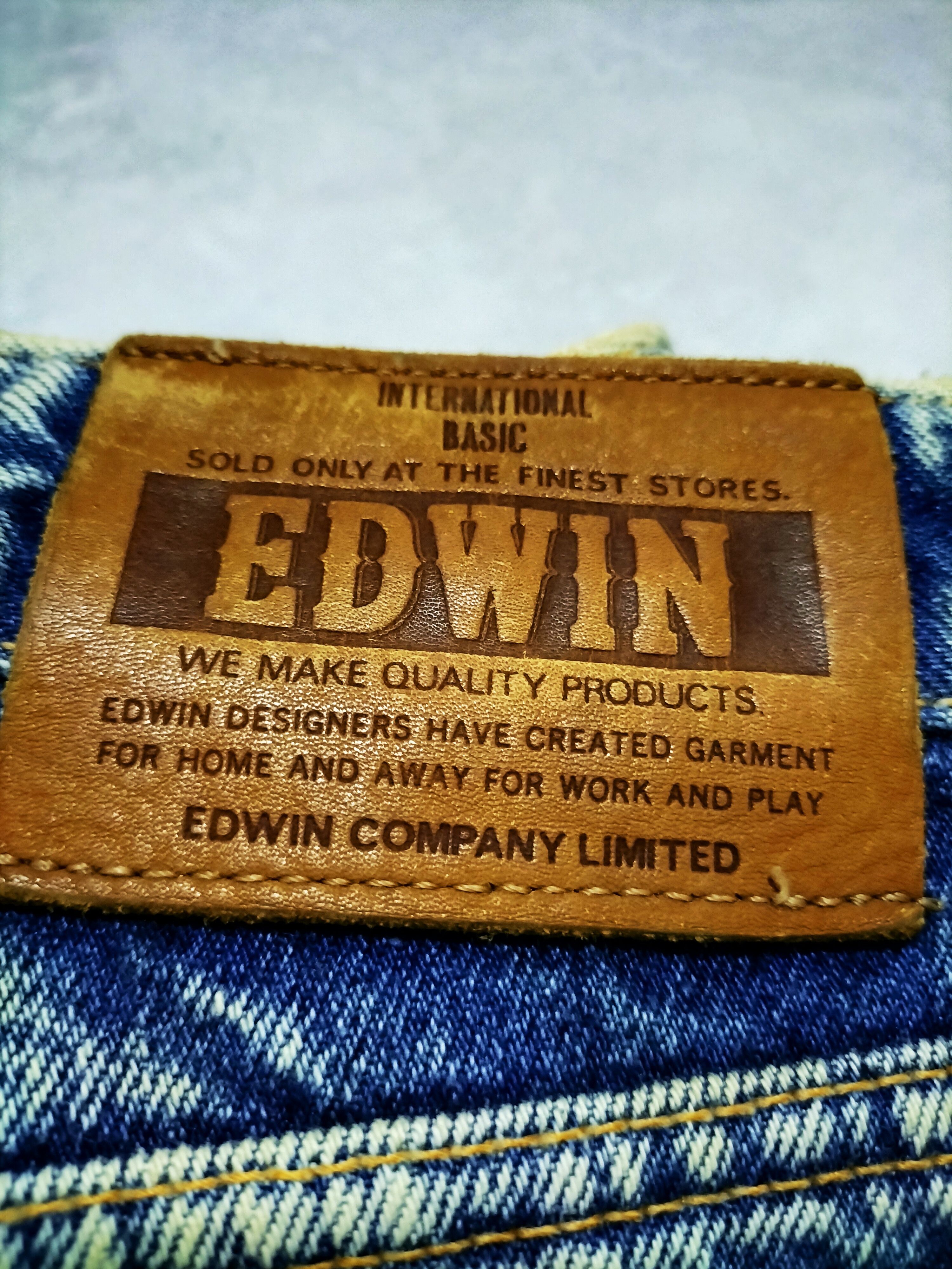 Edwin × Vintage Vintage Edwin Asidwash stonewash fashion Punk 90s Size US 26 / EU 42 - 4 Thumbnail