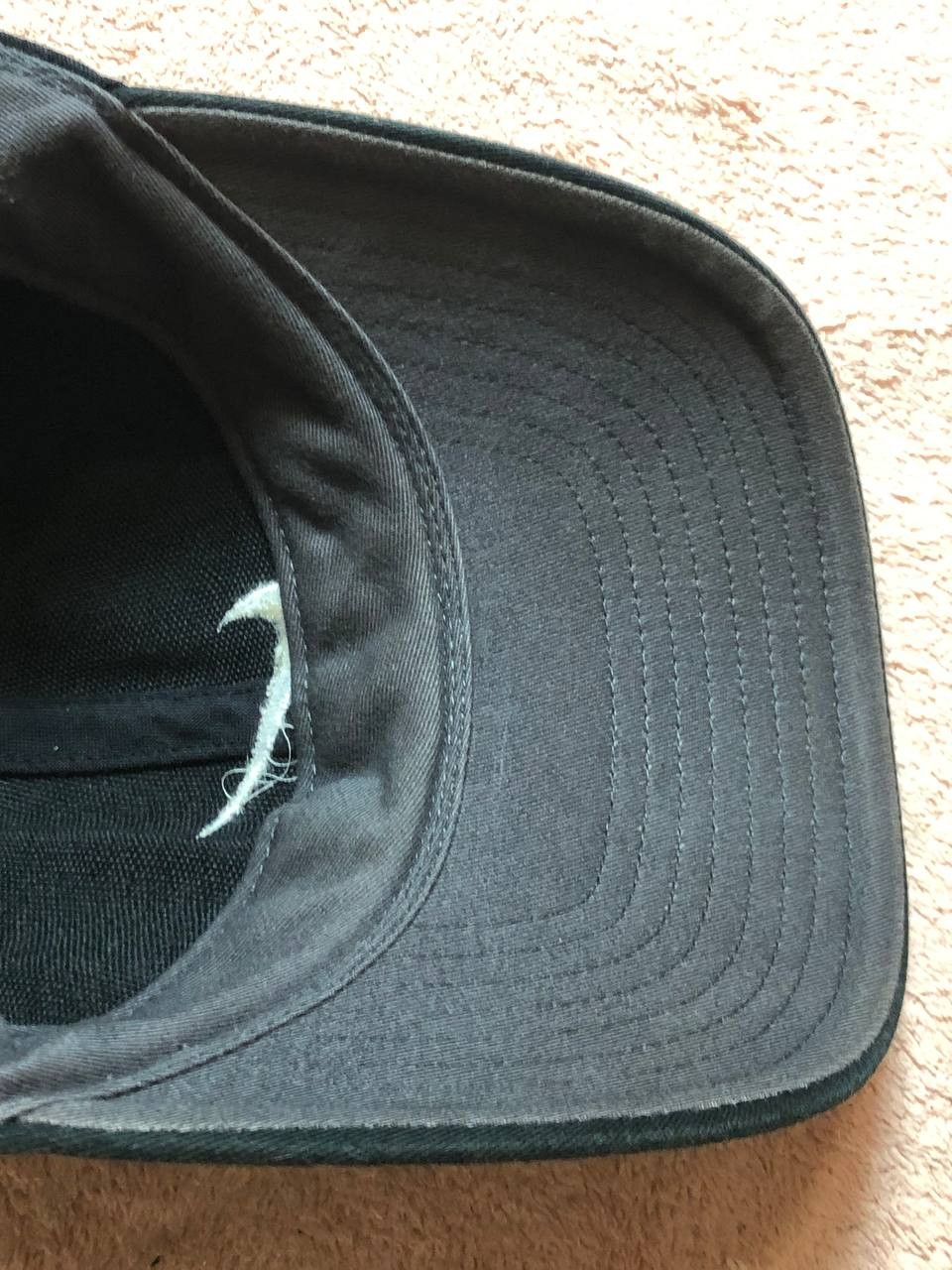 Nike Cap big logo Y2K black Hats Nike Vintage streetwear Size ONE SIZE - 11 Thumbnail