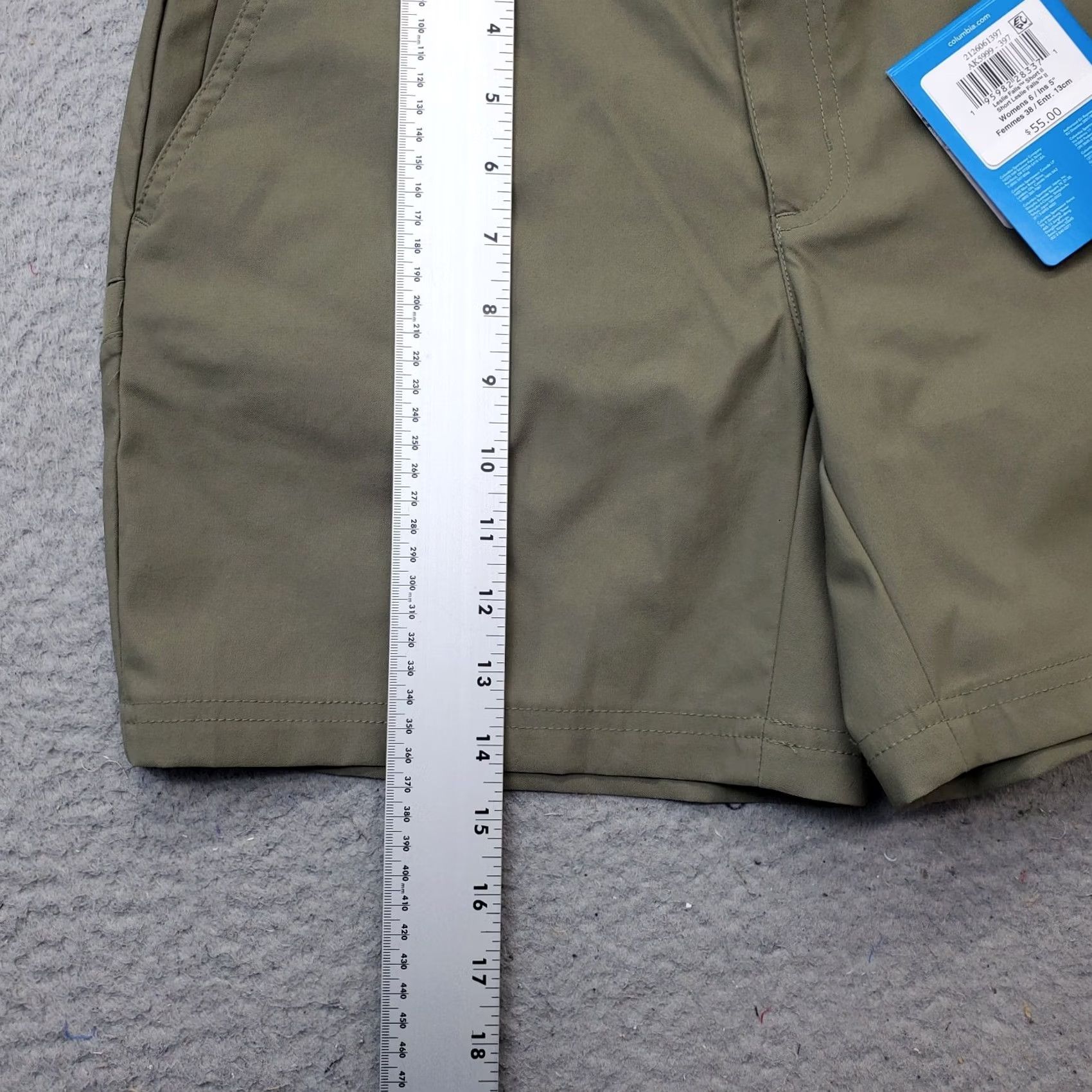 Vintage Columbia Womens Shorts 6 Green Omni Shade Broad Spectrum AK5999-397 Size 28" / US 6 / IT 42 - 3 Thumbnail