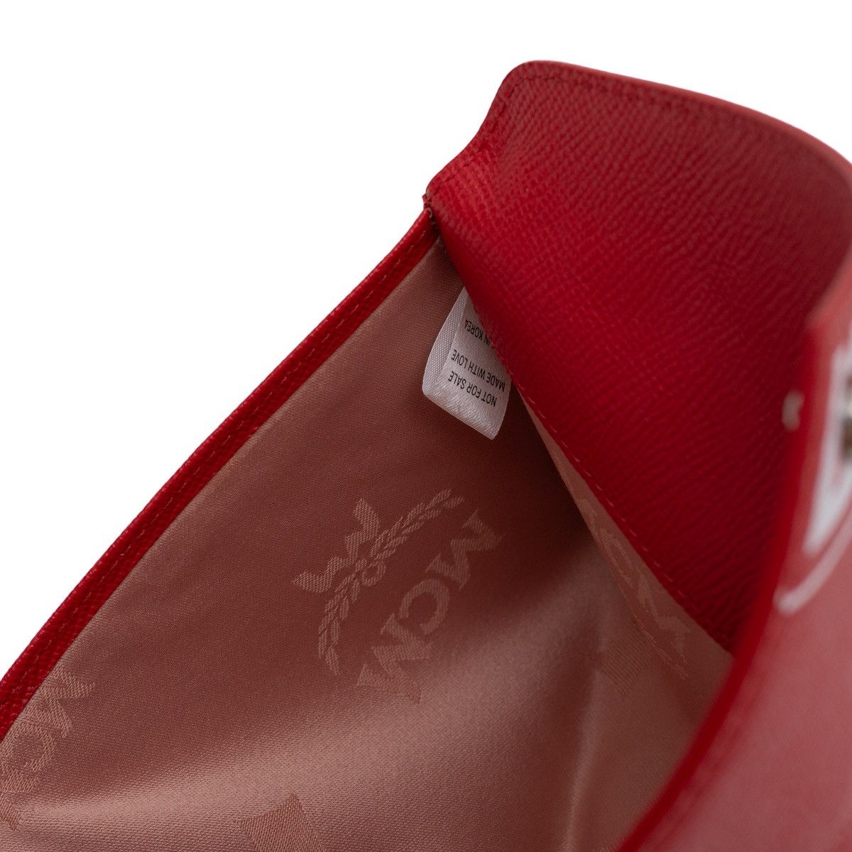 MCM MCM Red Canvas Logo Envelope Cosmetics Pouch Size ONE SIZE - 9 Thumbnail