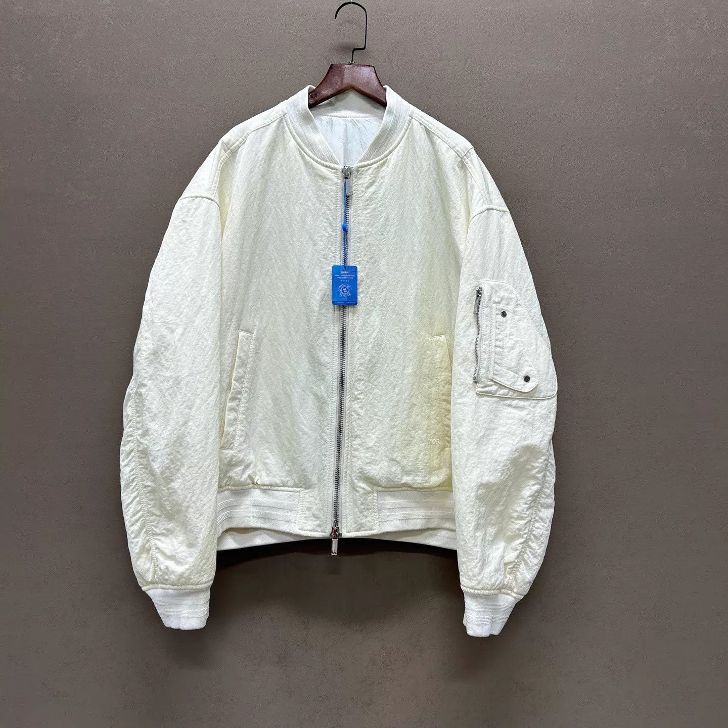 Dior DIOR x TS Embroidered Logo Saddle Bag Jacket 55 98% New Size US XL / EU 56 / 4 - 1 Thumbnail