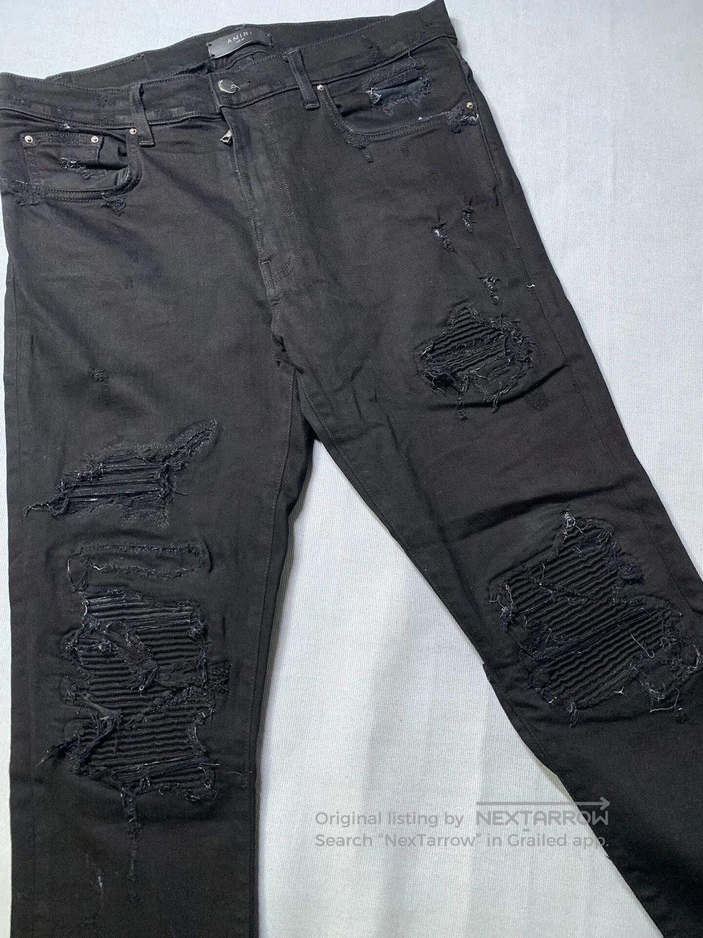 Amiri AMIRI MX1 Patchwork Distressed Jeans. Size US 34 / EU 50 - 1 Thumbnail