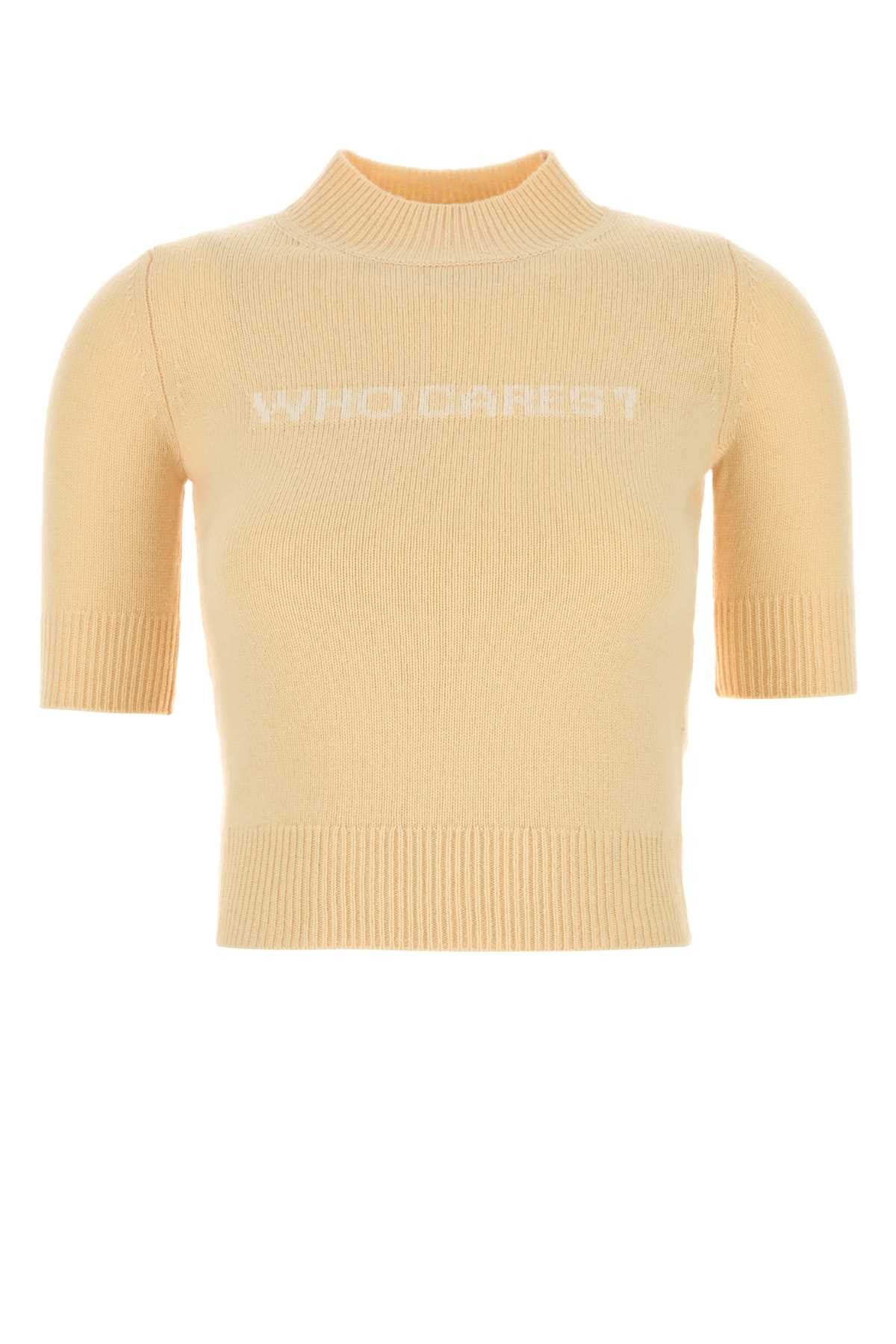 Yellow Wool Blend Renon Sweater