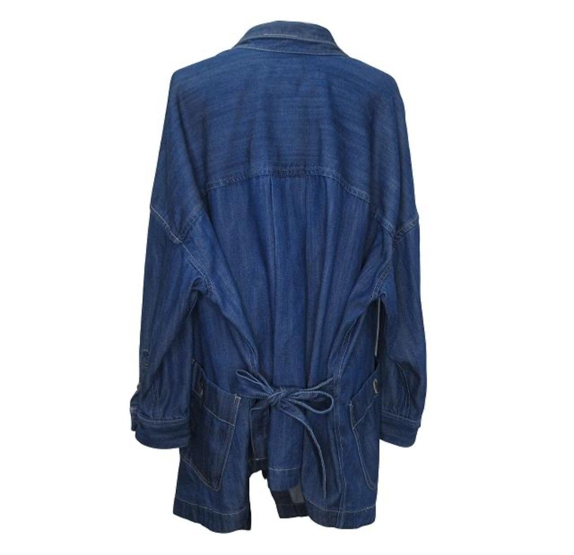 Issey Miyake 🔥ISSEY MIYAKE MERCIBEAUCOP DENIM JACKET RARE🔥 Size US L / EU 52-54 / 3 - 6 Thumbnail