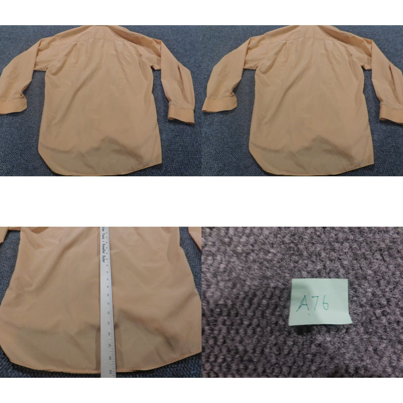 Geoffrey Beene Geofrey Beene Mens Shirt 15.5 peach button down wrinkle free Set? Size US L / EU 52-54 / 3 - 8 Thumbnail