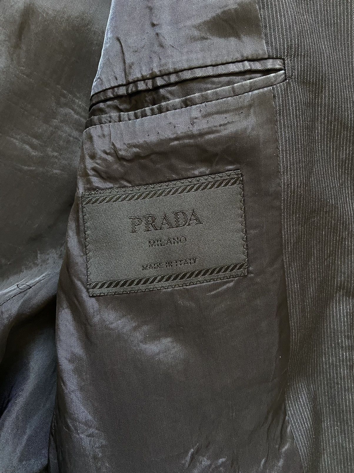 Japanese Brand × Prada × Vintage Prada Blazer Vintage Wool light jacket Size 54R - 5 Thumbnail