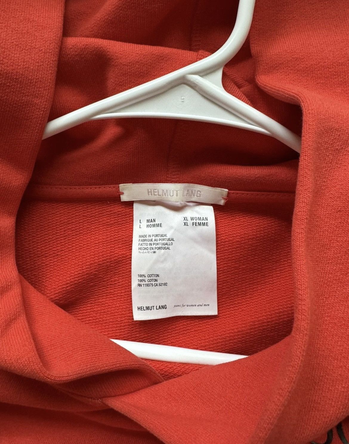 Helmut Lang Helmut Lang L’Apocalypse Joyeuse Hoodie Size US L / EU 52-54 / 3 - 3 Thumbnail