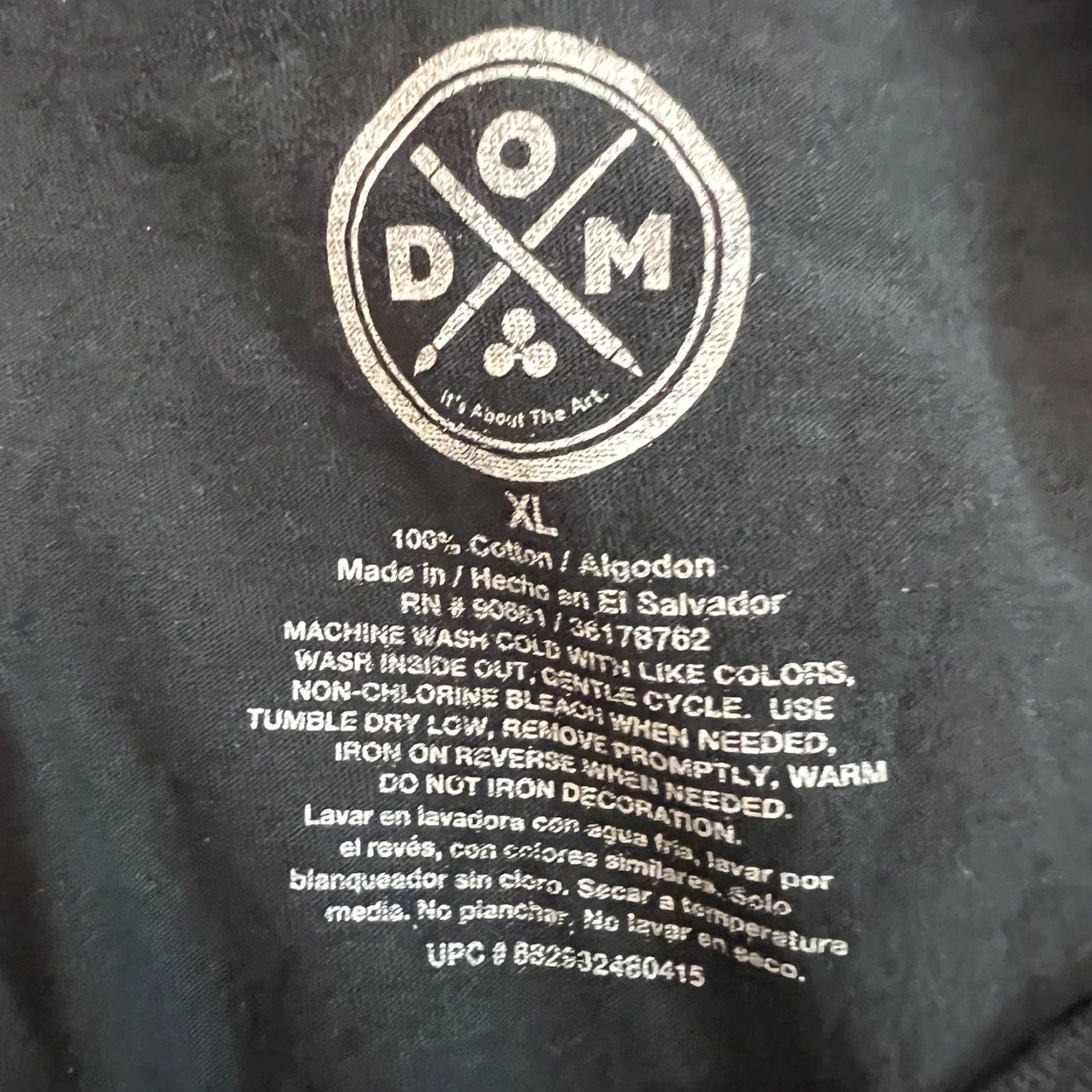 Vintage Dom Clothing T-Shirt King And Queen Of Hearts Adult XL Black Size US XL / EU 56 / 4 - 4 Thumbnail