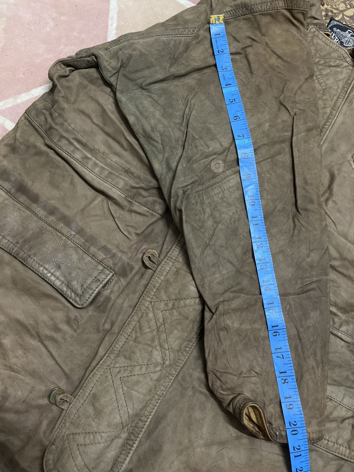 Vera Pelle 💥TRUE VINTAGE ITALY VERA PELLE LEATHER WITH SILK LINING Size US L / EU 52-54 / 3 - 17 Thumbnail