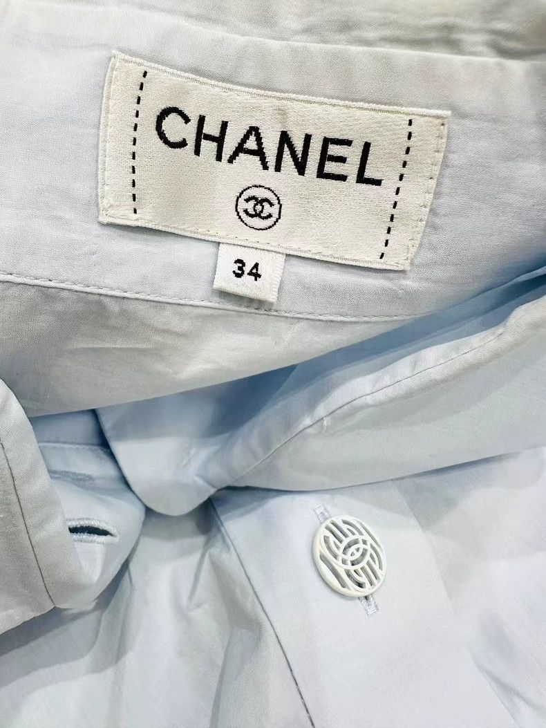 Chanel Chanel Blue shirt Size XXS / US 00 / IT 34 - 2 Thumbnail