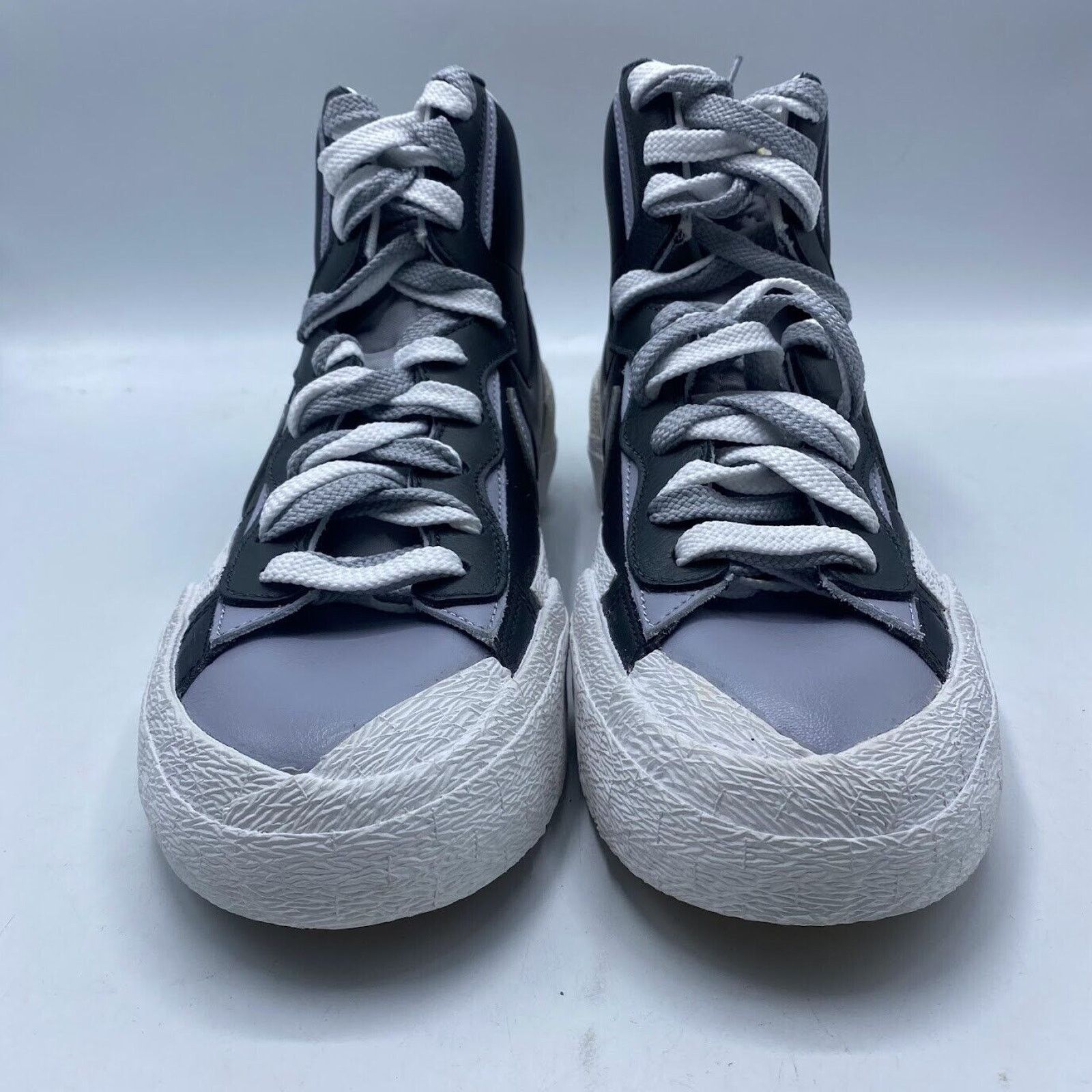Nike NEW Nike Blazer Mid Sacai Black Grey Sneaker BV0072-002 Size US 9.5 / EU 42-43 - 4 Thumbnail