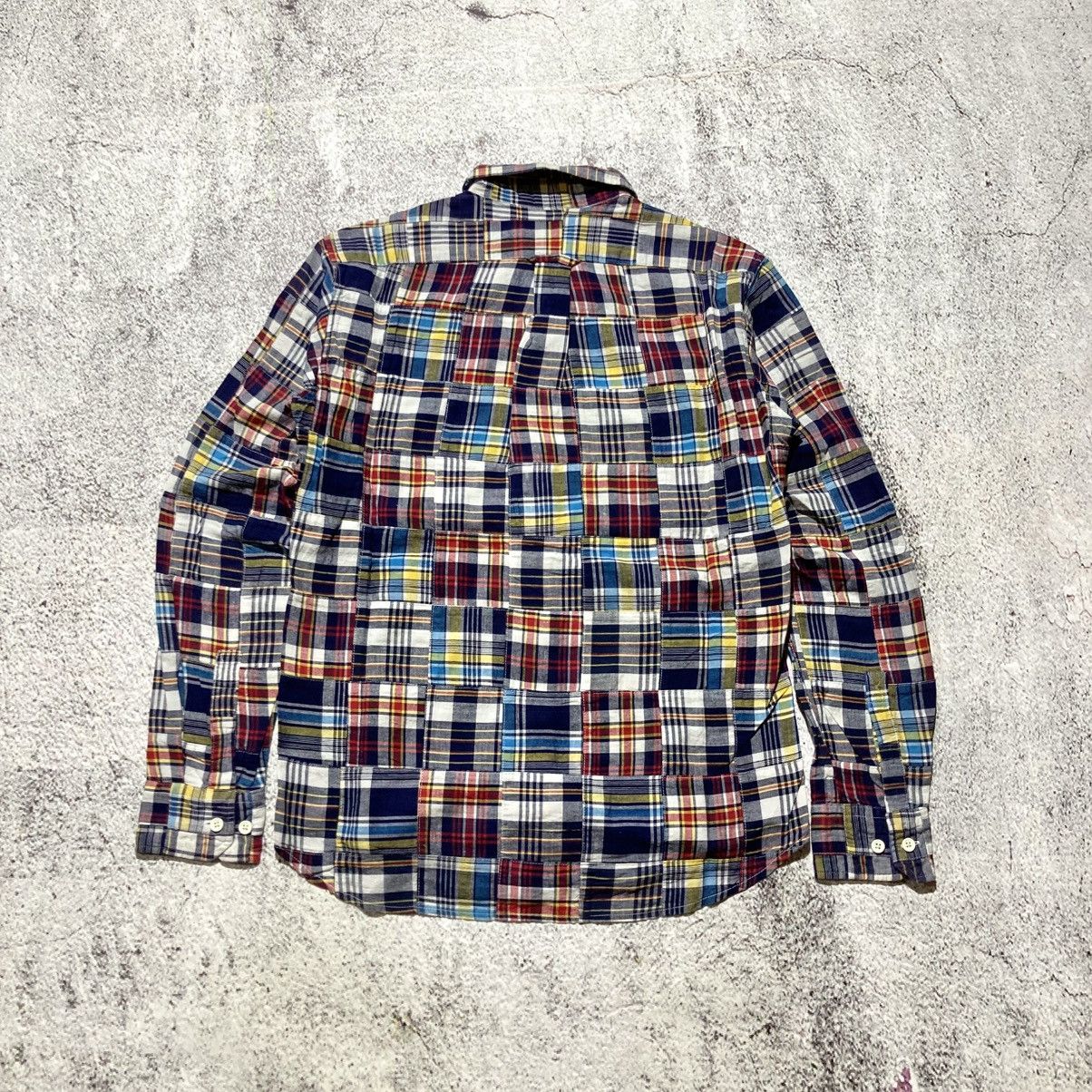 Japanese Brand 2000s Onboard Patchwork Madrass Shirt Japanese Kapital Style Size US S / EU 44-46 / 1 - 10 Thumbnail