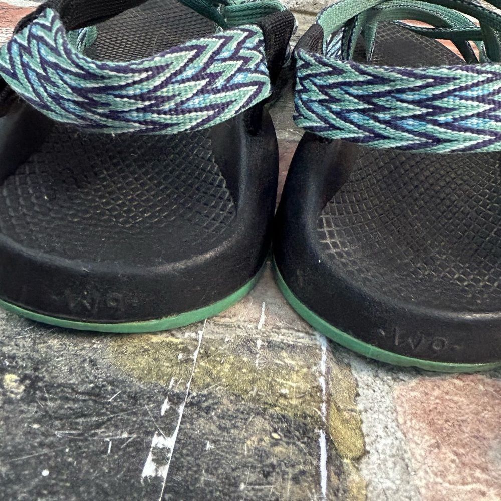 Chaco Chaco Blue Braided Black Adjustable Zx/2 Sandals Size 9 Size US 9 / IT 39 - 4 Thumbnail
