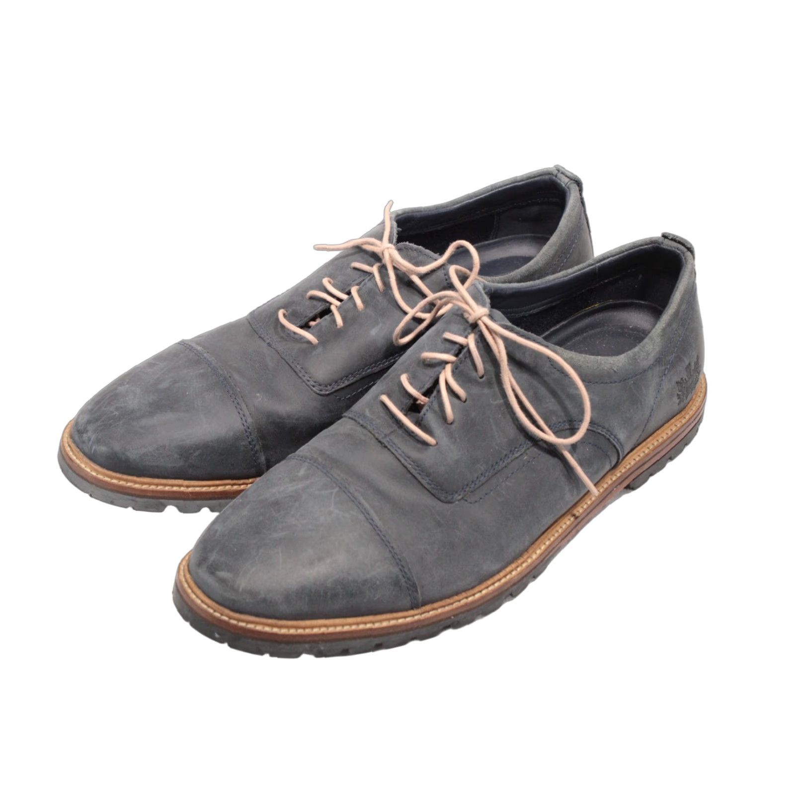 Cole Haan Cole Haan Grand 360 Richardson Blue Leather Cap Toe Oxfords Mens 9.5 M Size ONE SIZE - 1 Thumbnail