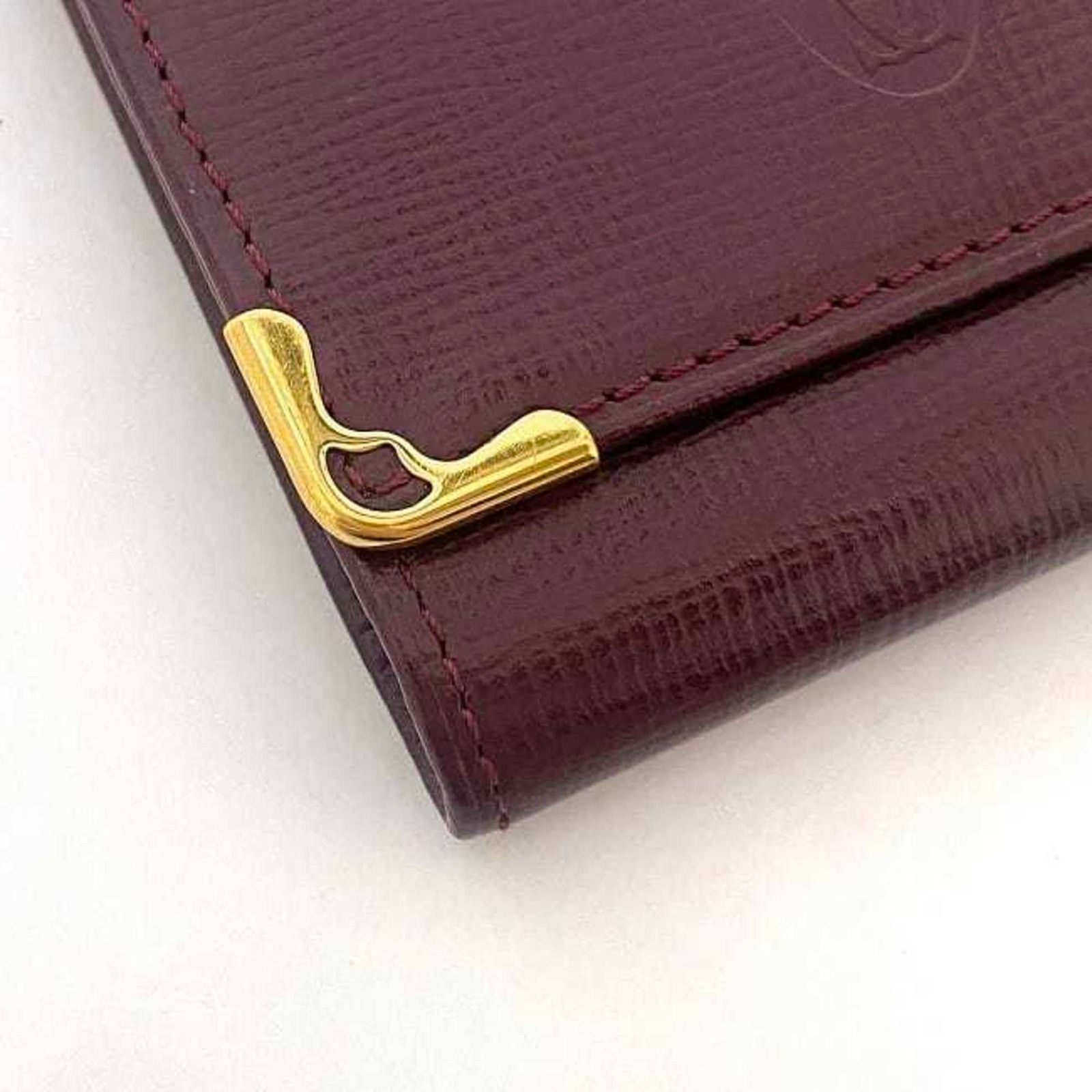 Cartier Red Leather Wallet
