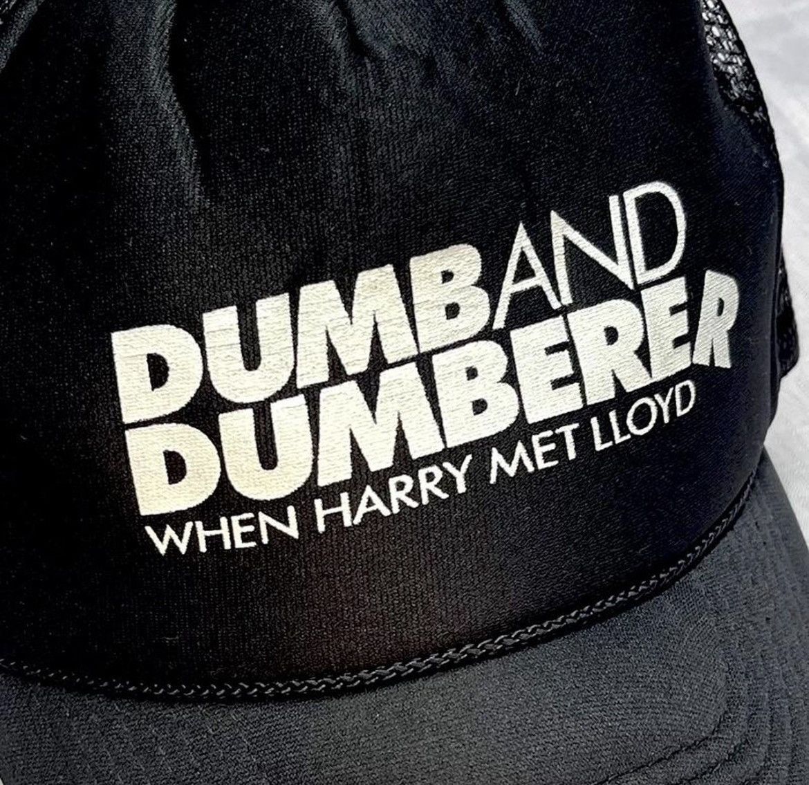 Newline Black and white Dumb and Dumberer Promo trucker hat Size ONE SIZE - 2 Thumbnail