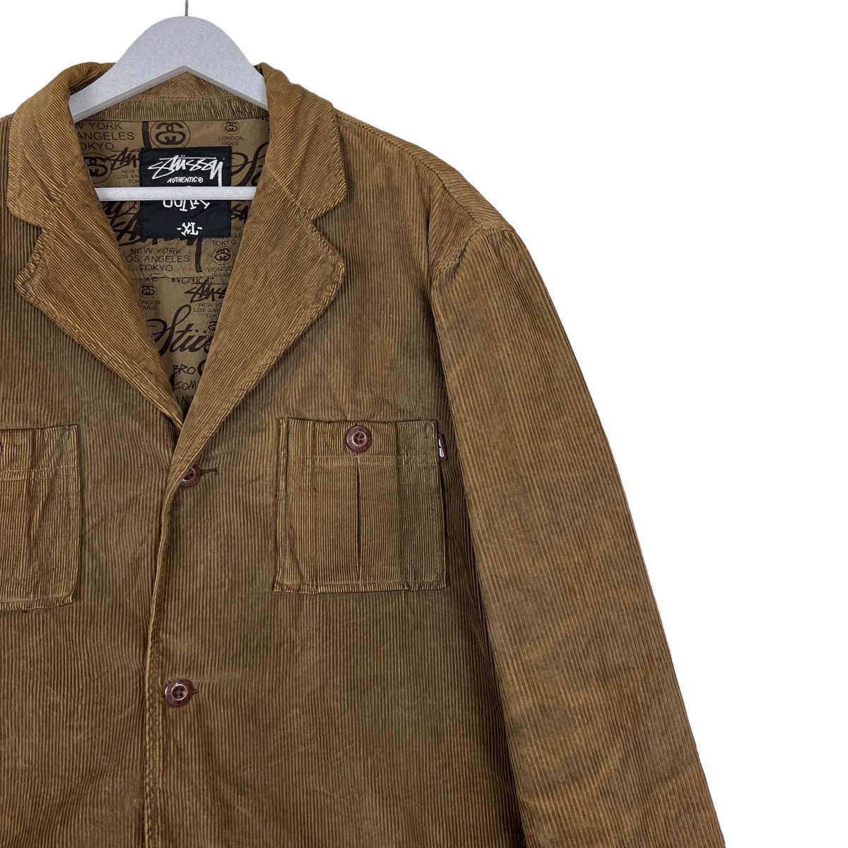 Stussy 🔥 STUSSY DYED CORDUROY CHORE JACKET Size US XL / EU 56 / 4 - 5 Thumbnail