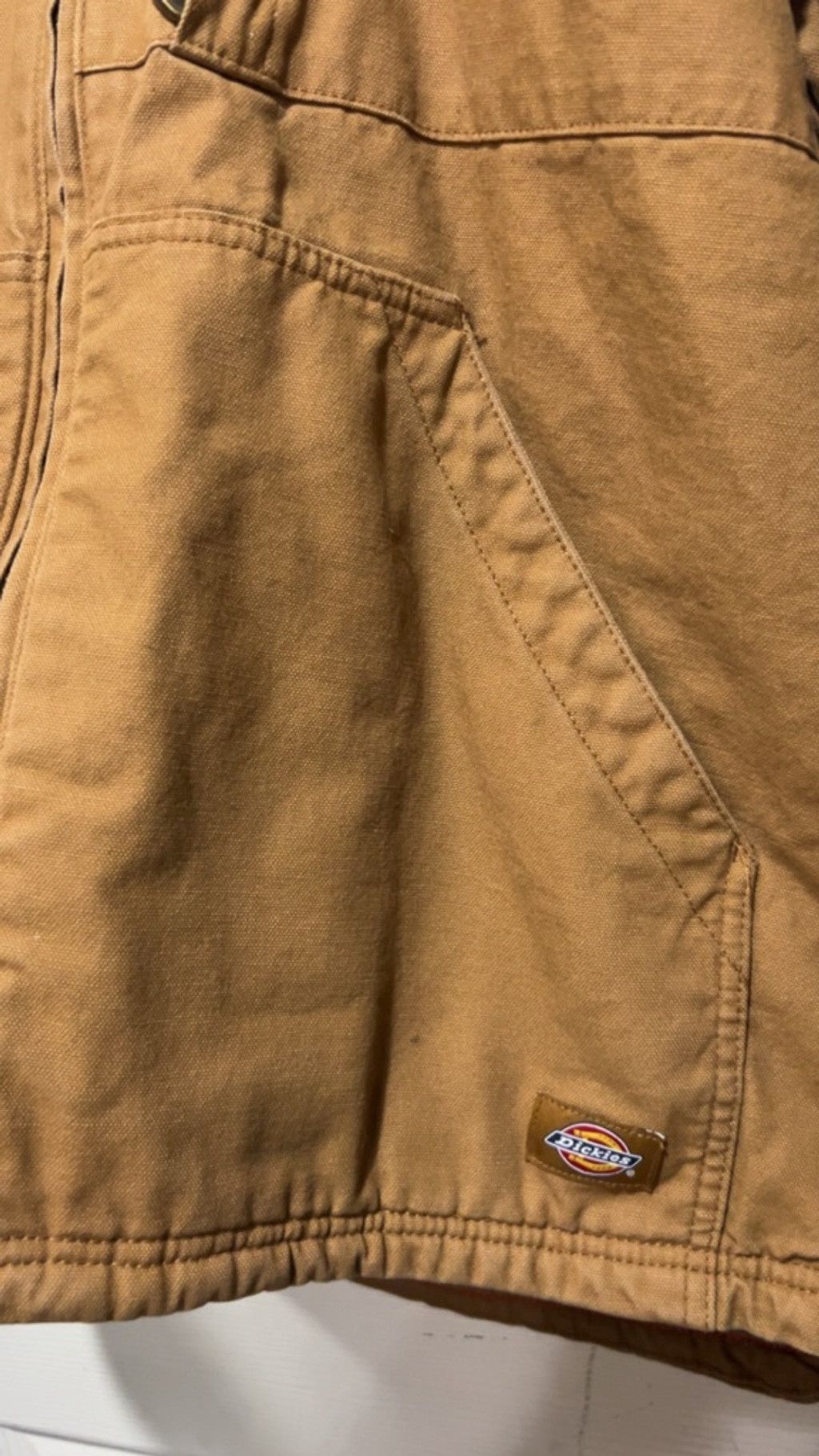 Dickies Men's Dickies Brown Hooded Work Jacket M with Gray Sherpa Li Size US M / EU 48-50 / 2 - 4 Thumbnail