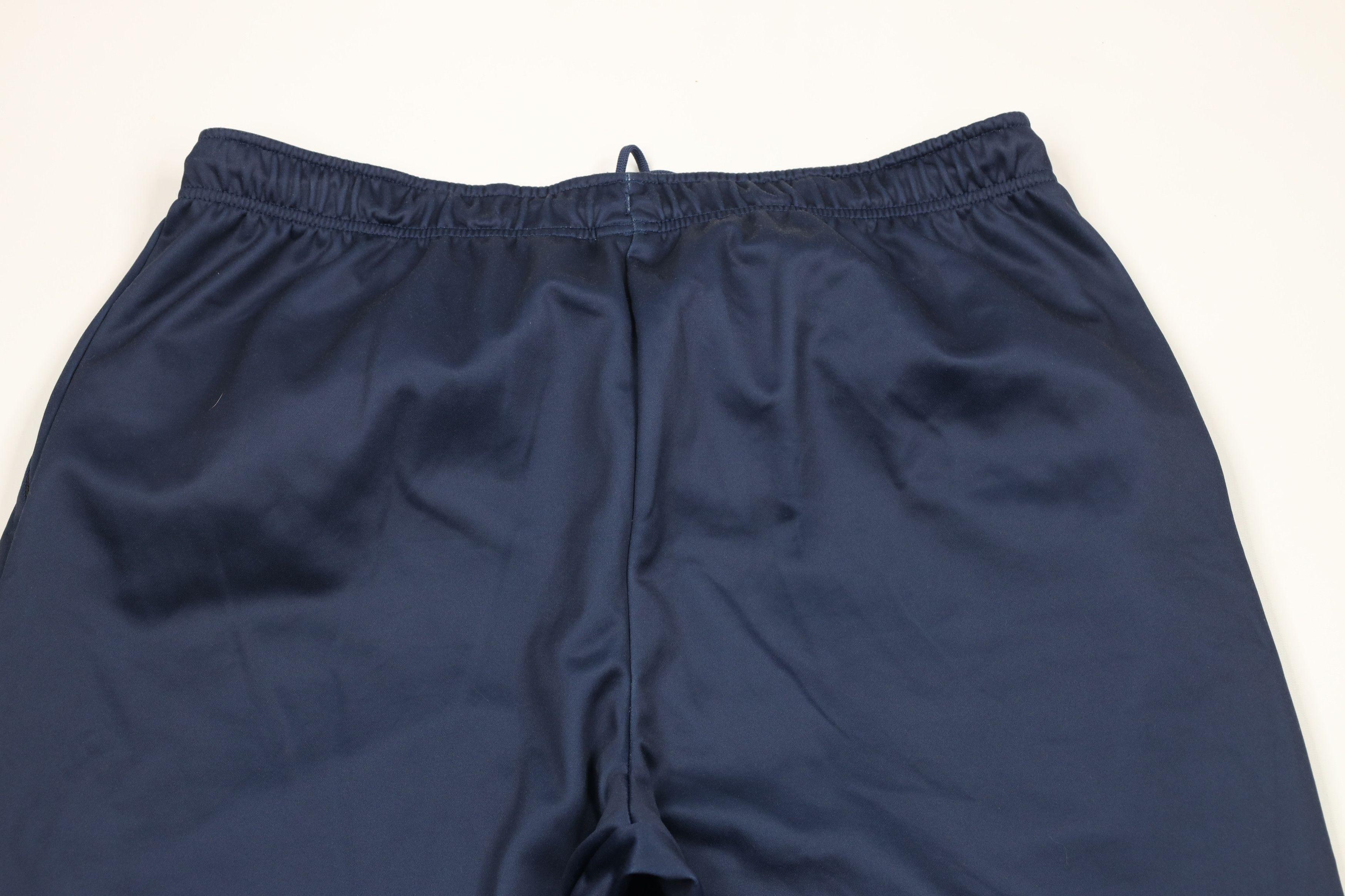 Nike × Vintage Vintage Nike Mini Swoosh Wide Leg Sweatpants Pants Blue Size US 42 / EU 58 - 10 Thumbnail