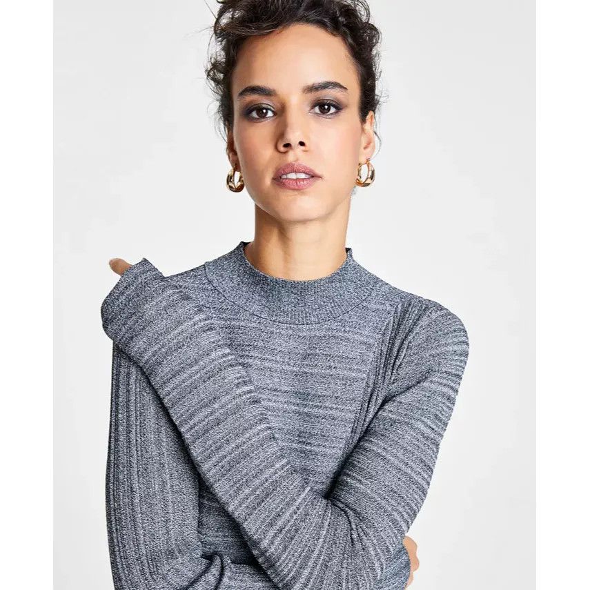 Other INC International Concepts Petite Ribbed Pullover Sweater, Size ONE SIZE - 2 Thumbnail