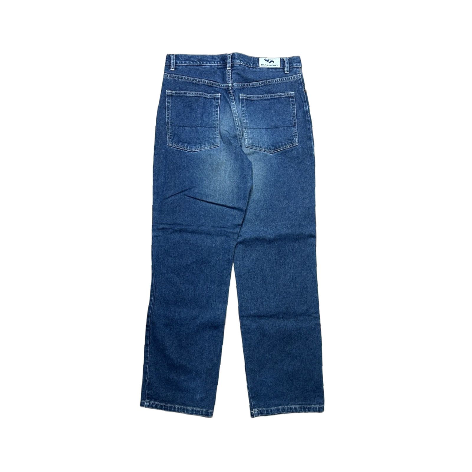 Denime VINTAGE Bullhead Jeans Straight Blue Denim Dark 32x32 Men Regular 32 Inseam Jeans Streetwear 90s Skater Style Size US 32 / EU 48 - 1 Thumbnail