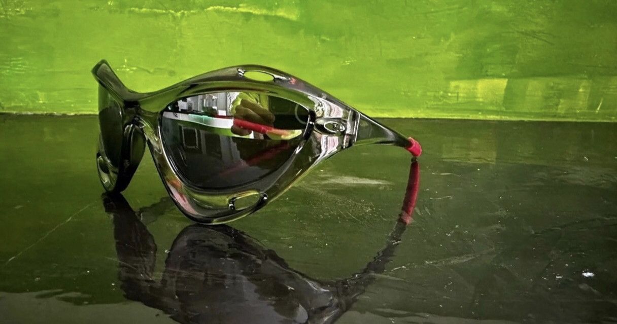 Jewelry Clear Dystopian Sunglasses Retro Cyber Punk Archive Cosplay Size ONE SIZE - 6 Thumbnail