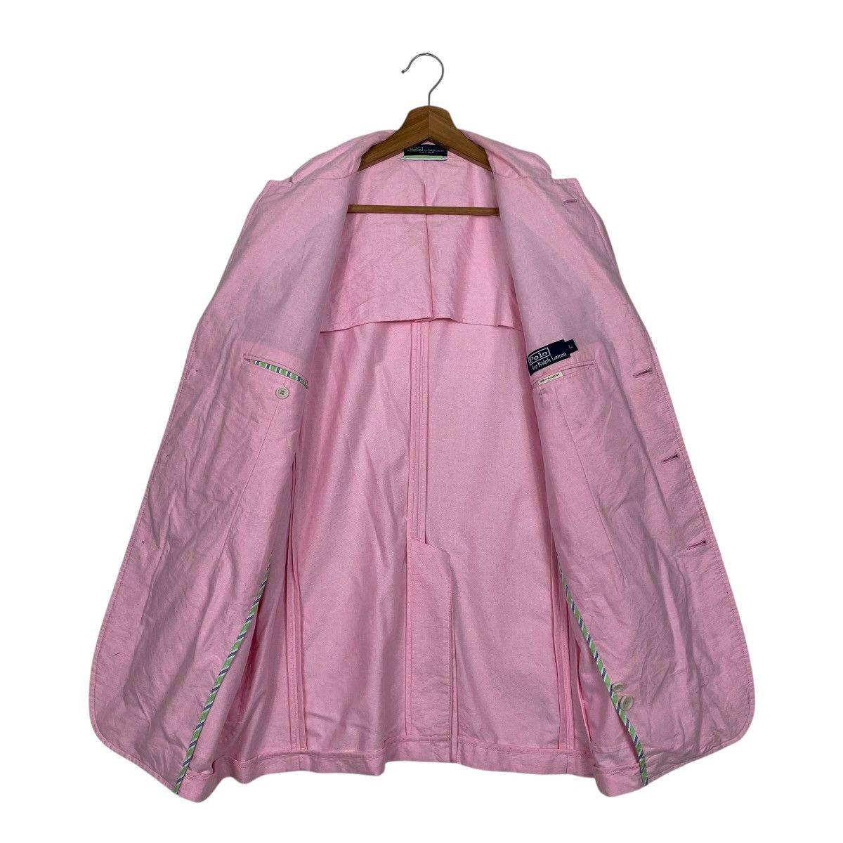 Polo Ralph Lauren Vtg Polo Ralph Lauren Pink Casual Jacket Size US M / EU 48-50 / 2 - 11 Thumbnail