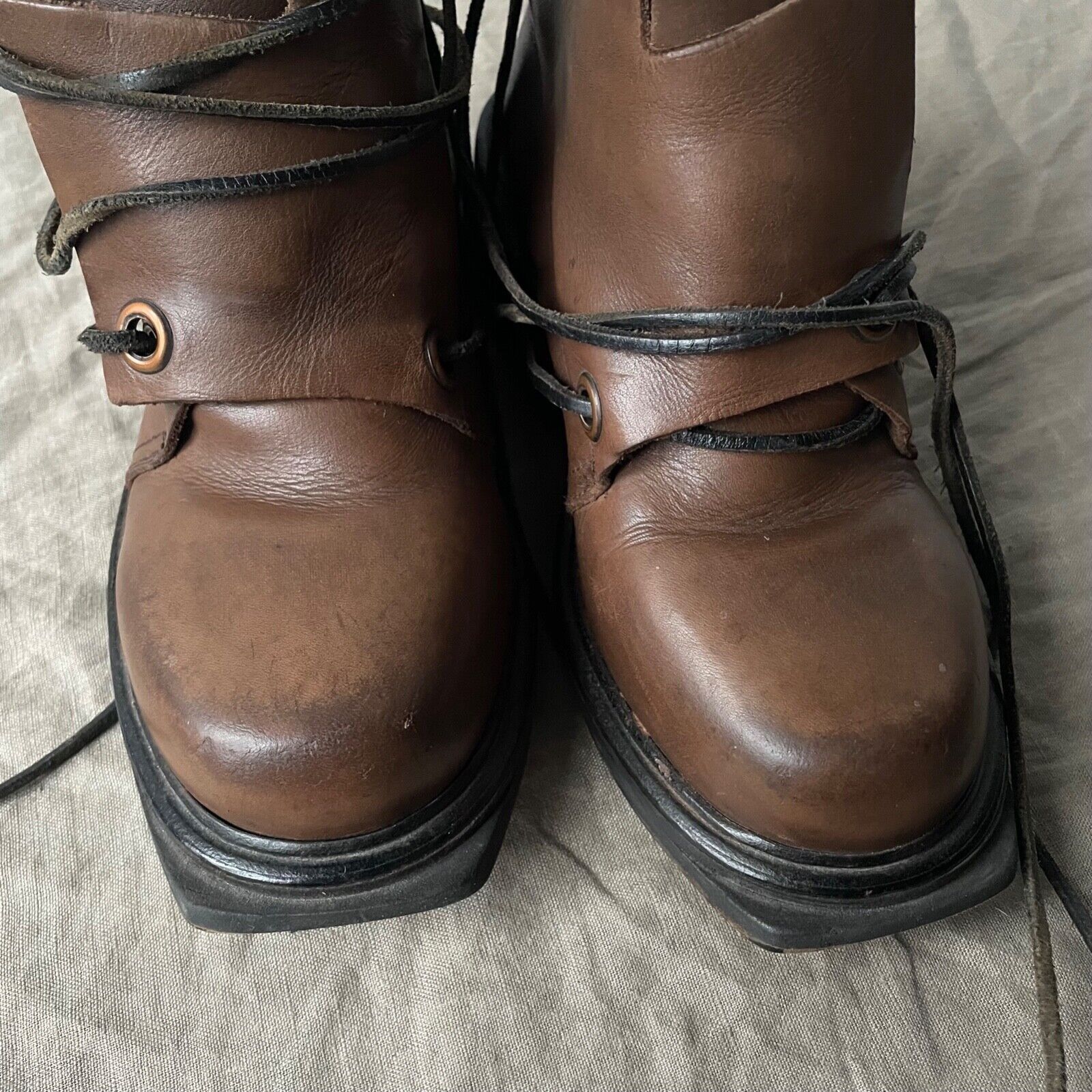 Dirk Bikkembergs 90s Vintage Rare Archive Lace Boots 8506AC