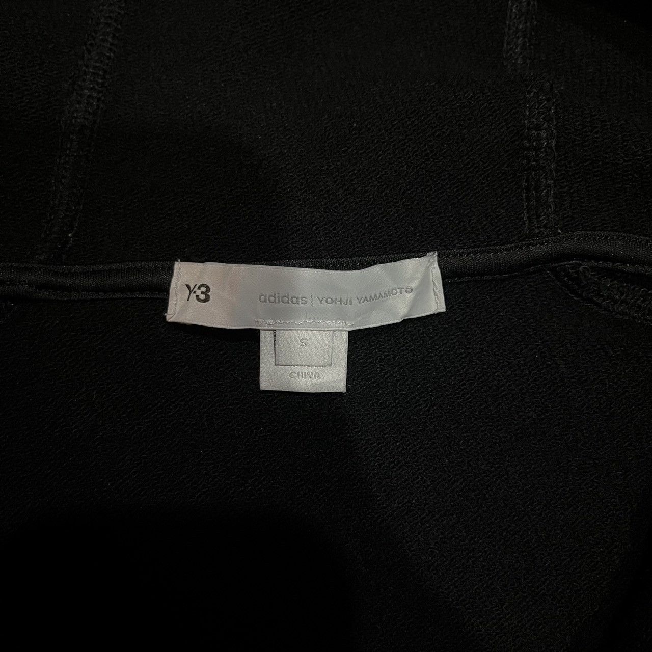 Adidas × Y-3 × Yohji Yamamoto Y3 Adidas Yohji Yamamoto Black U Logo Zip Hoodie Size US S / EU 44-46 / 1 - 7 Thumbnail