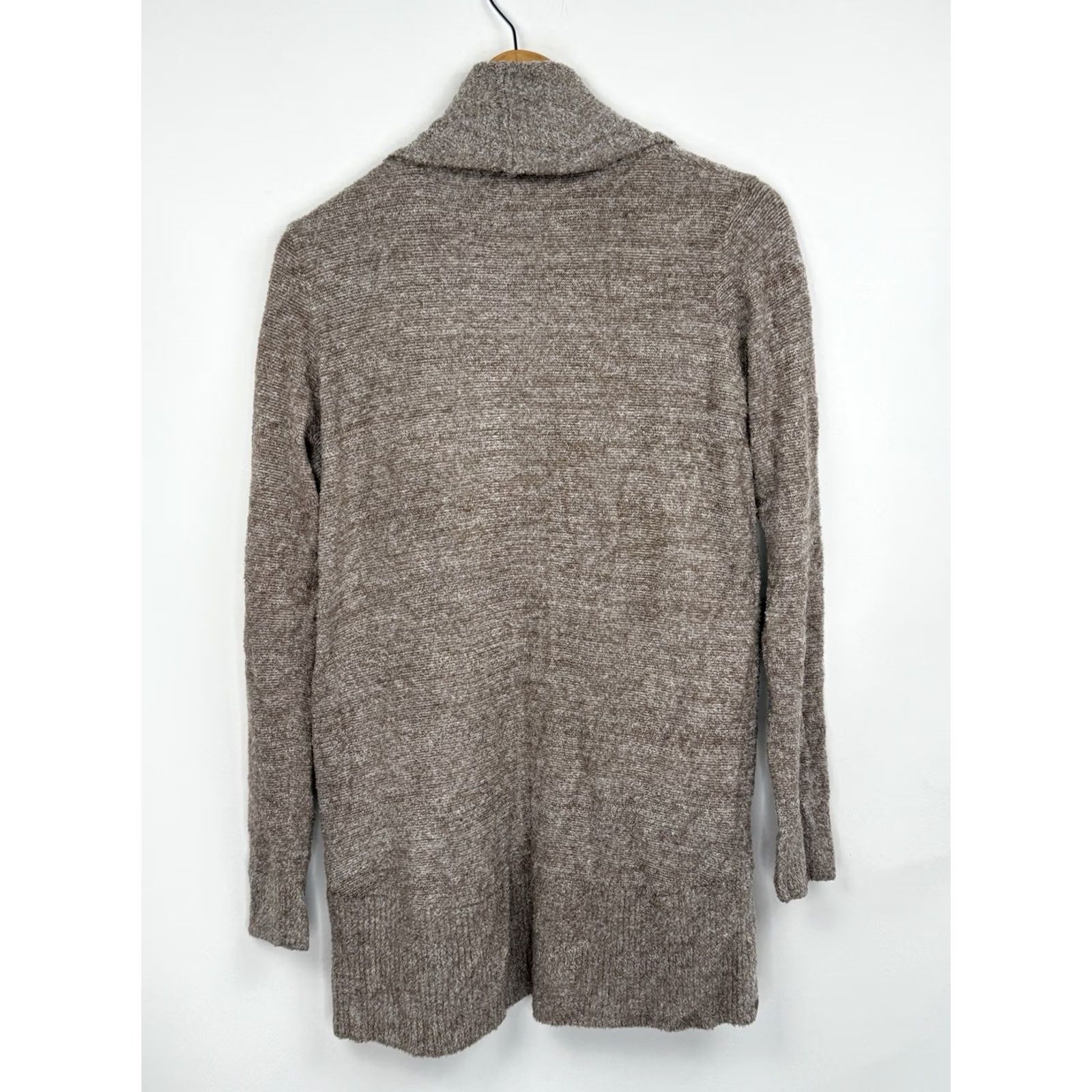 Vintage Barefoot Dreams Cardigan Sweater Womens Medium Open Hooded Pockets Knit CozyBohemian Classic Outdoor All Seasons Size M / US 6-8 / IT 42-44 - 8 Thumbnail