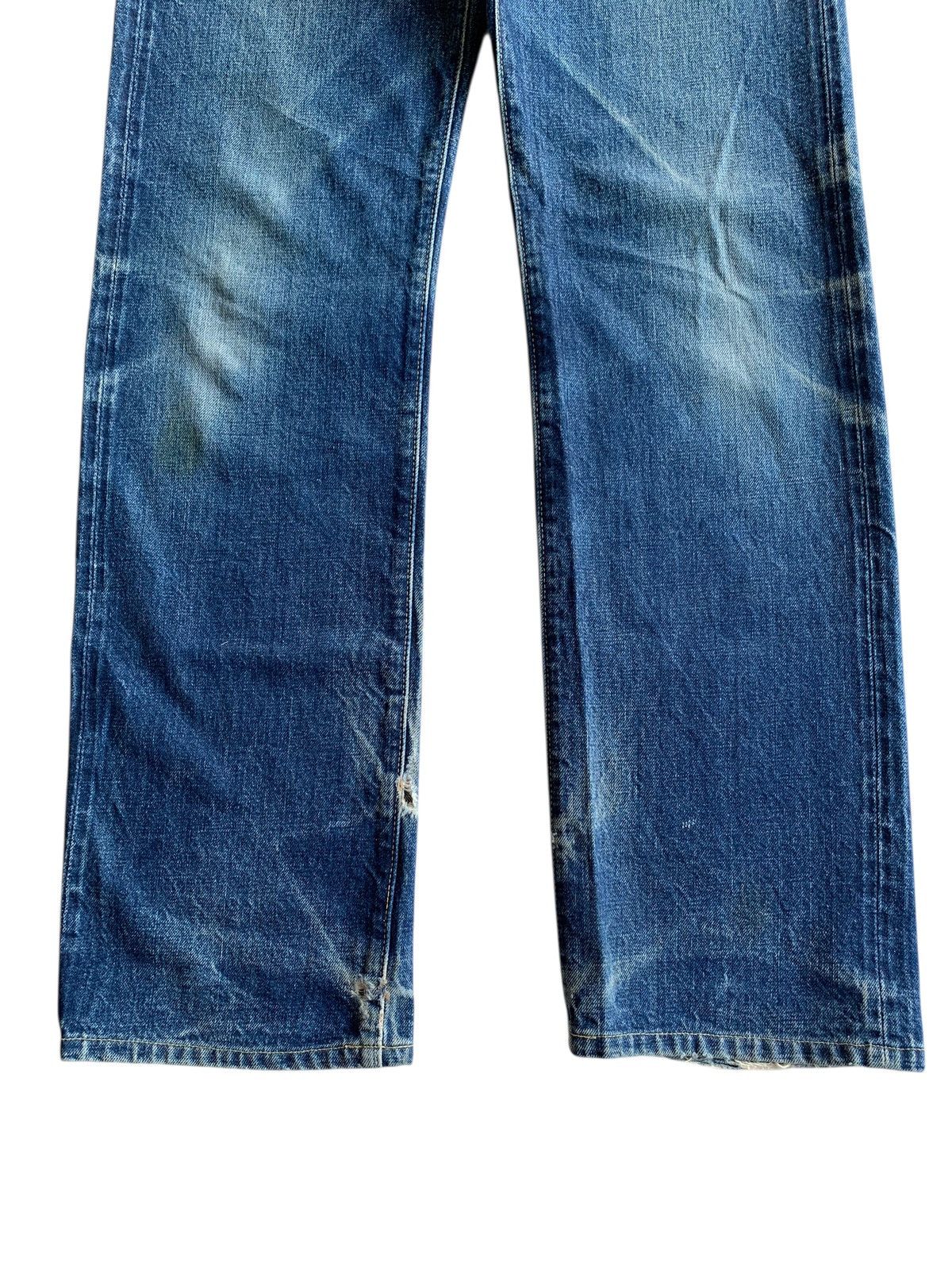 Sugar Cane VINTAGE SWING CHOP SELVEDGE FADED & RUSTY DISTRESSED DENIM Size US 29 - 7 Thumbnail
