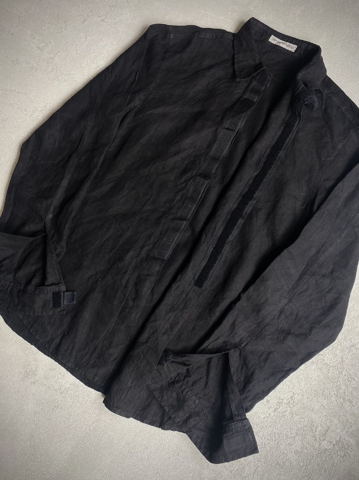 Emporio Armani 1980’s Emporio Armani military velcro linen shirt Size US M / EU 48-50 / 2 - 2 Thumbnail